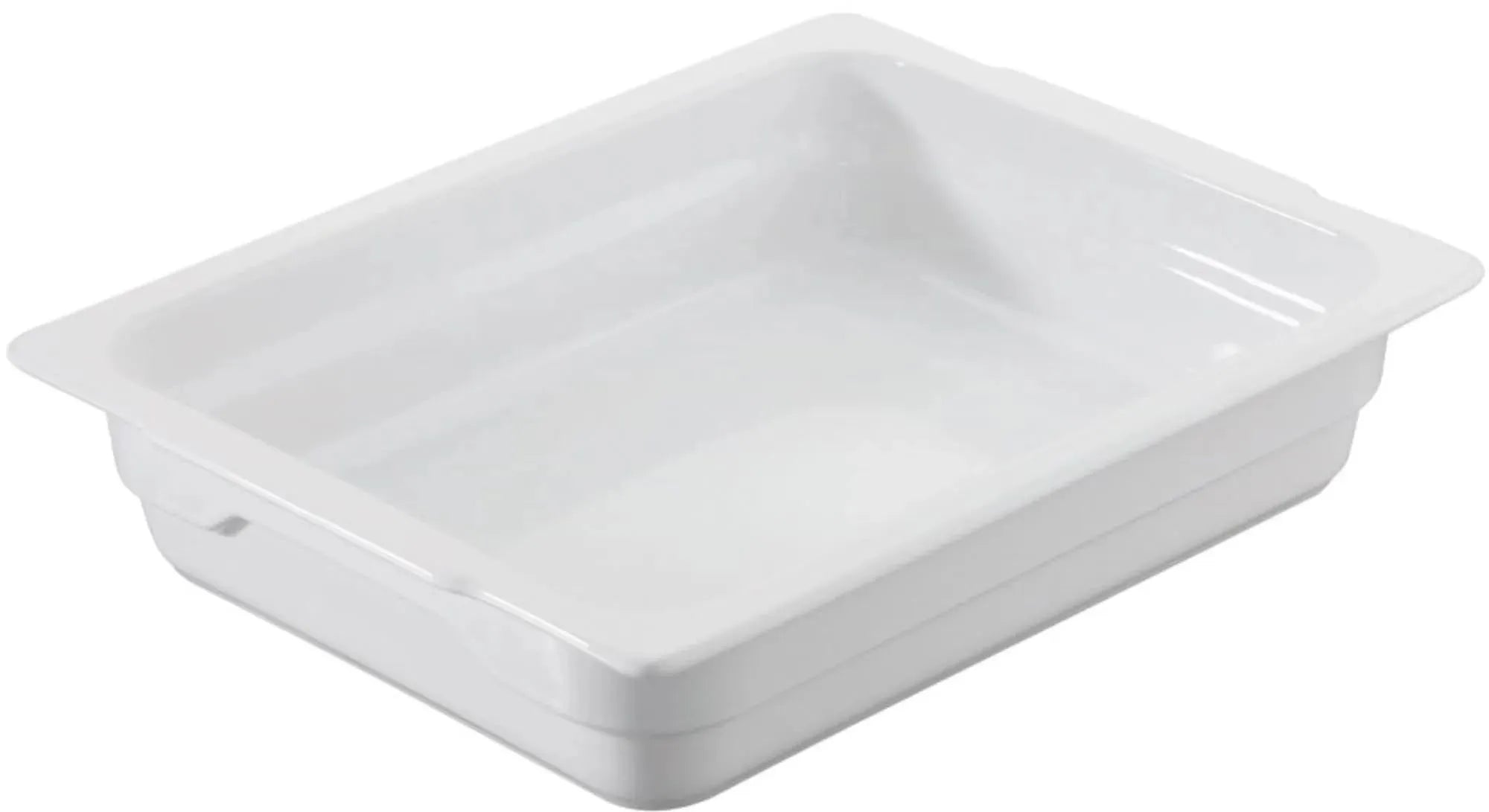 Gastro'Hotel Auflaufform GN 1/2, 32.5x26.5x6.5 cm, weiss - KAQTU Design