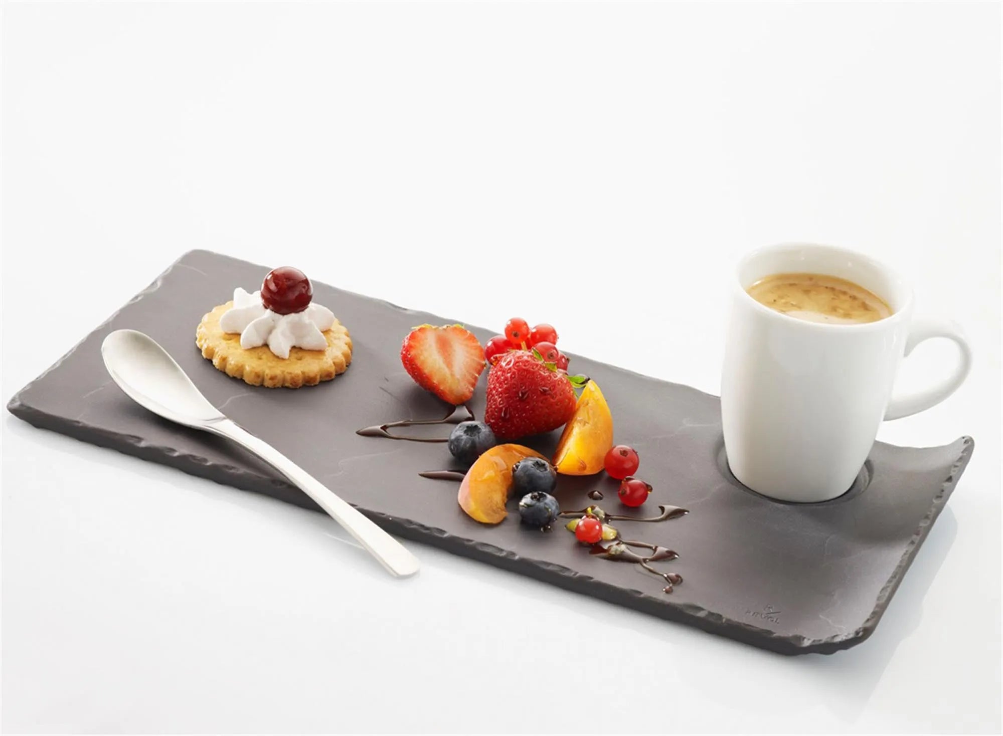 Gourmand Untertasse, Schiefer-Stil - KAQTU Design