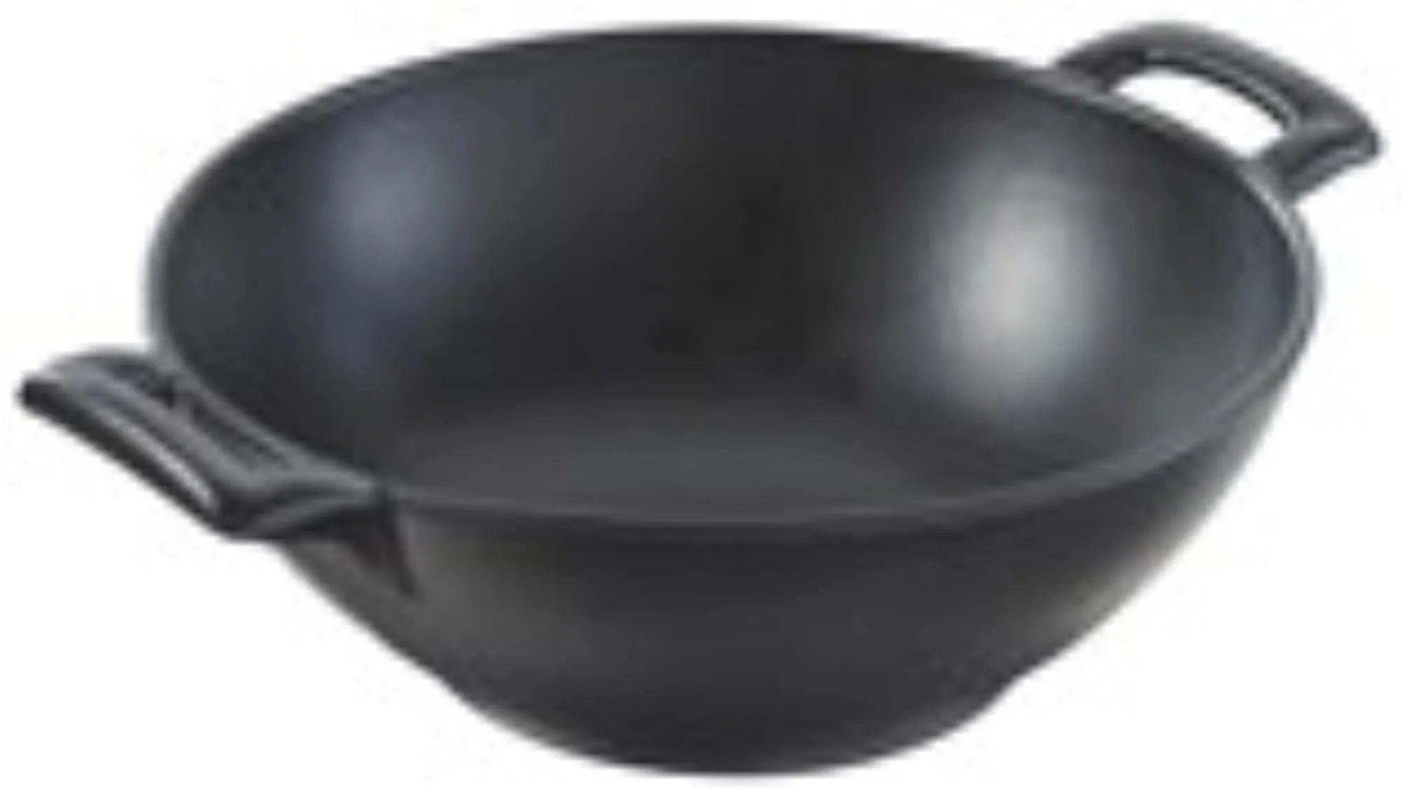 Revol Wok, 1l, Gusseisen-Optik: Porzellan, kratzfest, pflegeleicht, gleichmäßige Wärmeverteilung, vielseitig, ideal für frische Zutaten.