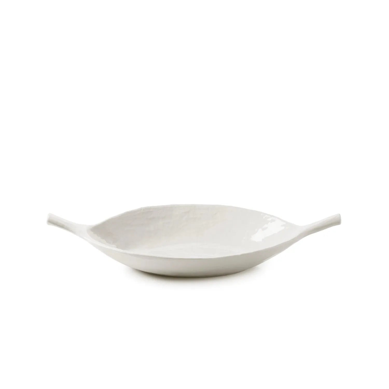 YLI Pod-Servierschale 33cm Alabaster Weiss