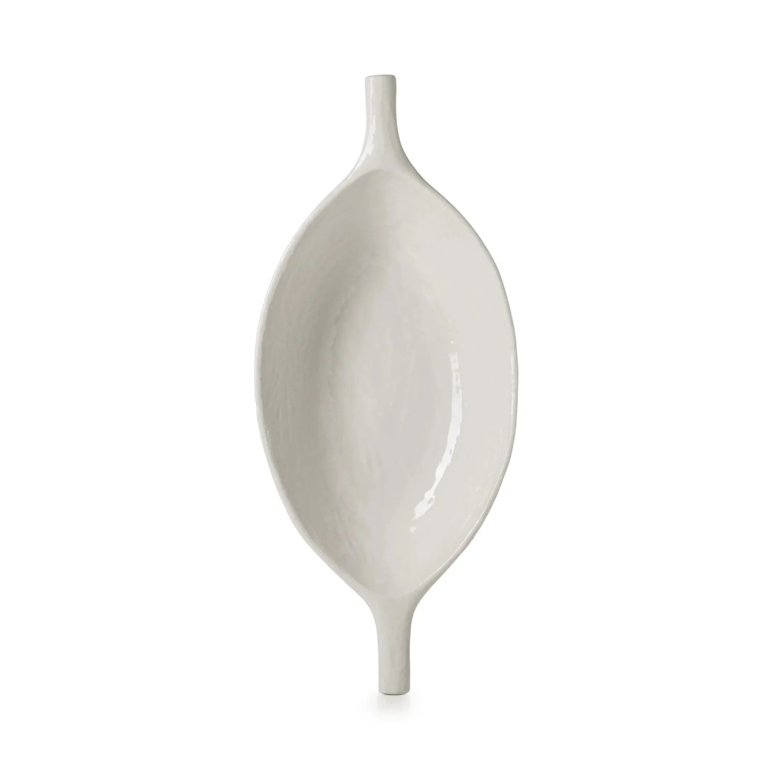 YLI Pod-Servierschale 33cm Alabaster Weiss