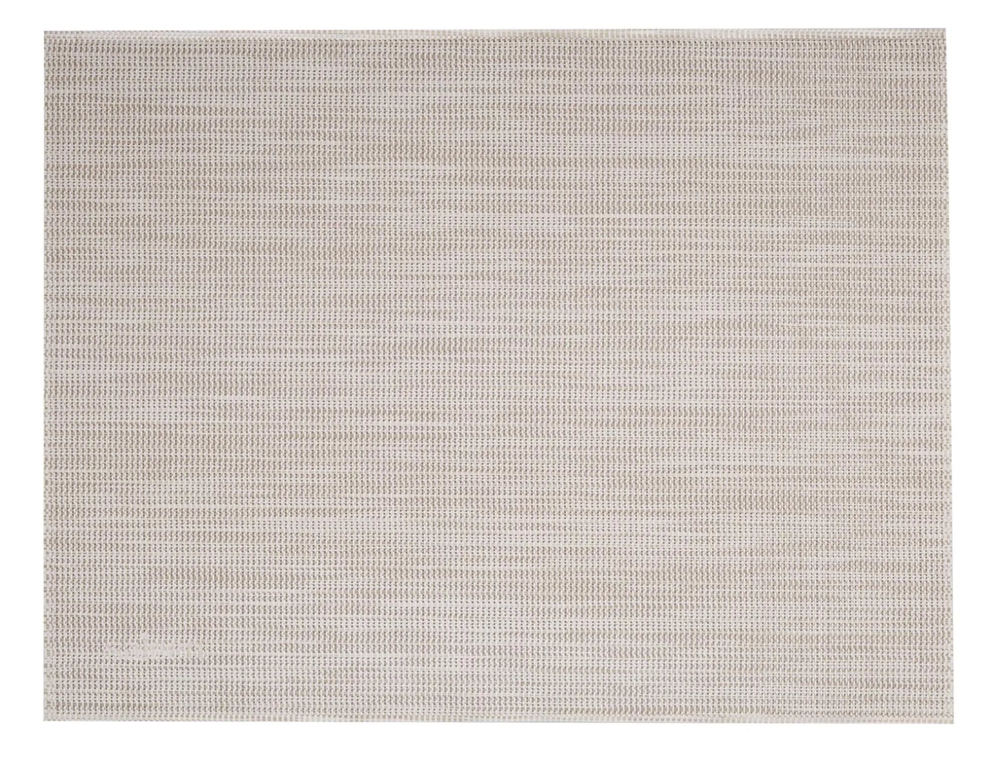 Tischset Uni, eckig, beige, weiss, 32x42cm - KAQTU Design