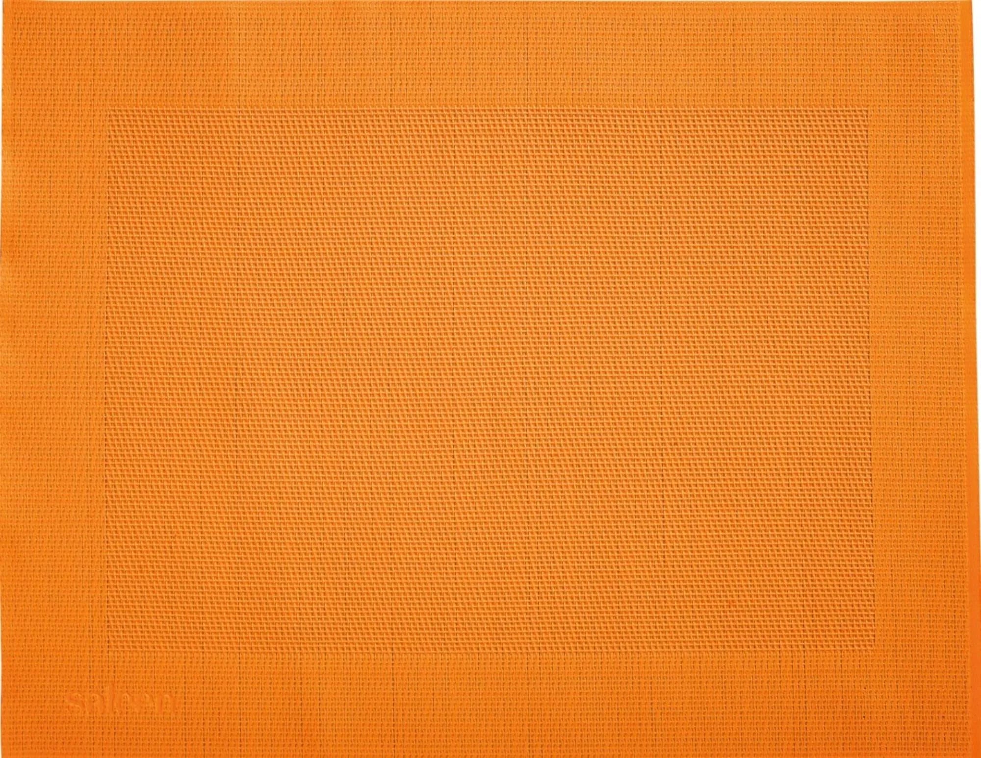 Tischset Rahmen, eckig, orange, 32x42cm - KAQTU Design