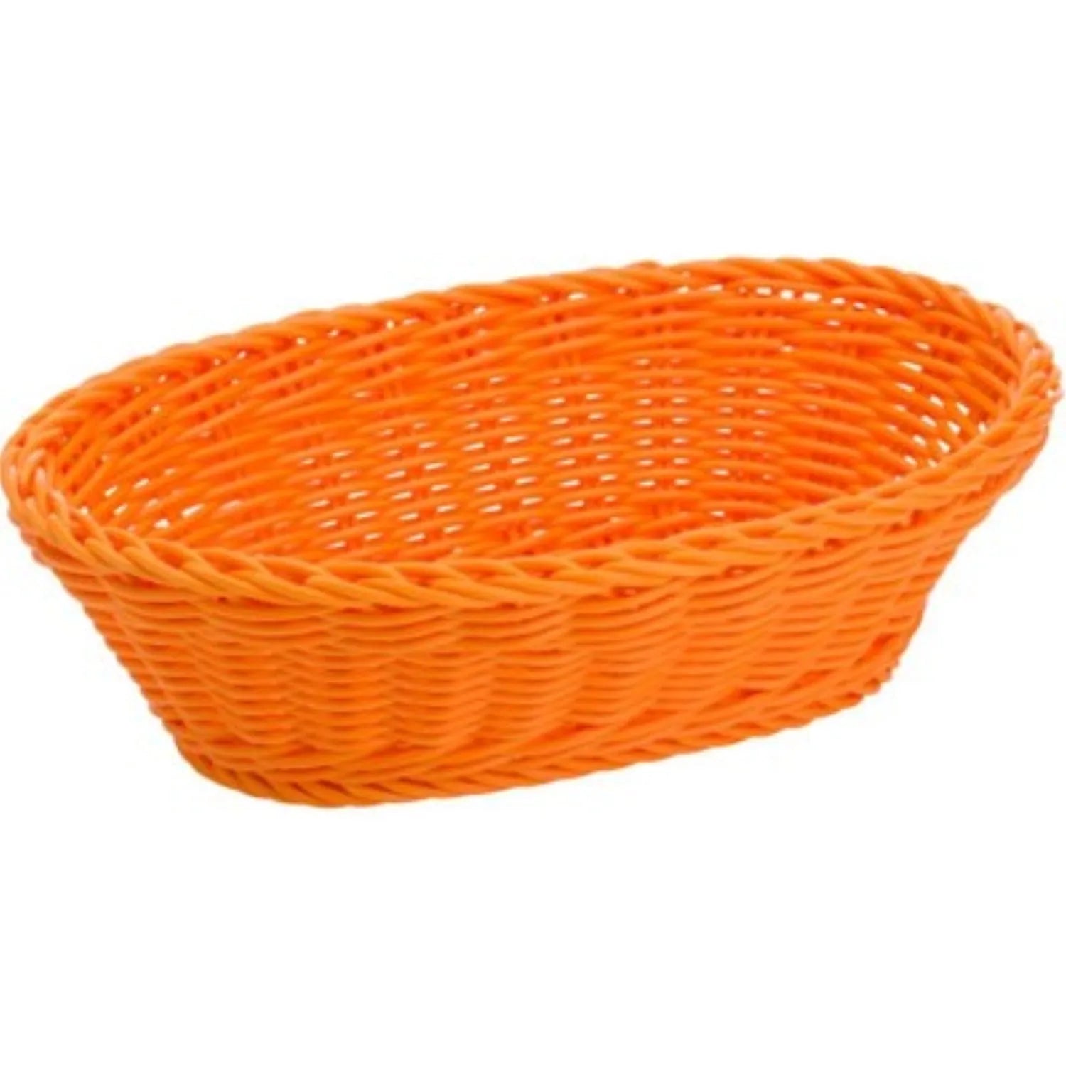 Tischkorb oval, orange, 23,5x16x6,5cm