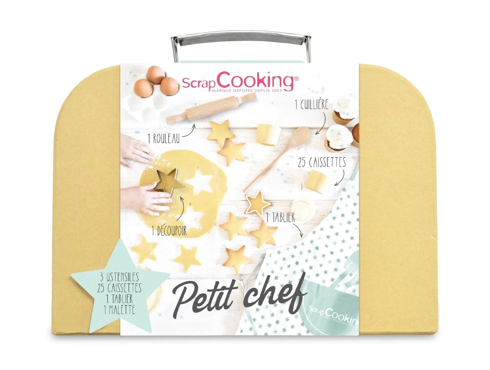 Entdecke das bunte Backset für kleine Meisterbäcker von Scrap Cooking!