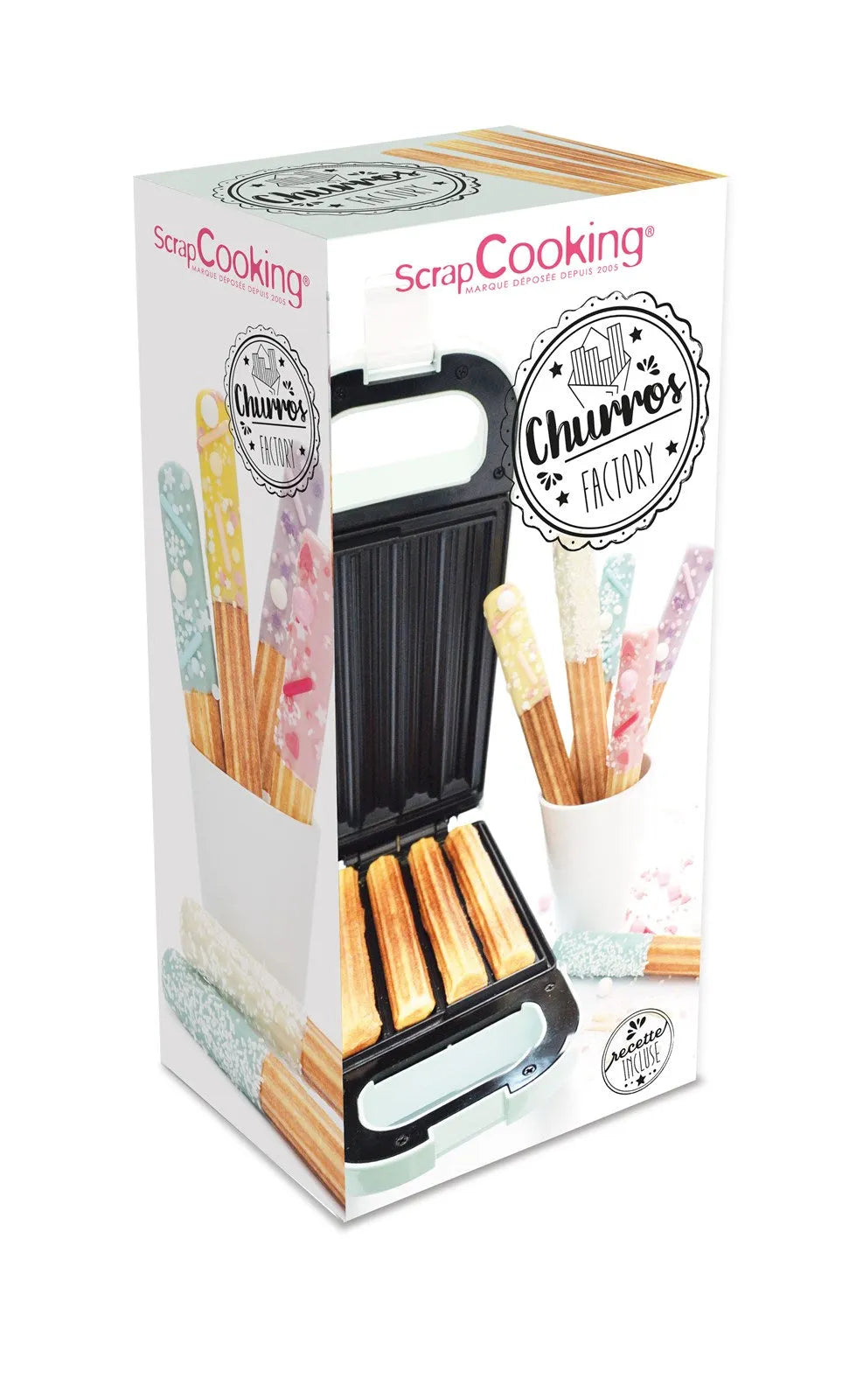 Kreieren Sie köstliche Churros zu Hause mit Scrap Cooking's Churros Set.