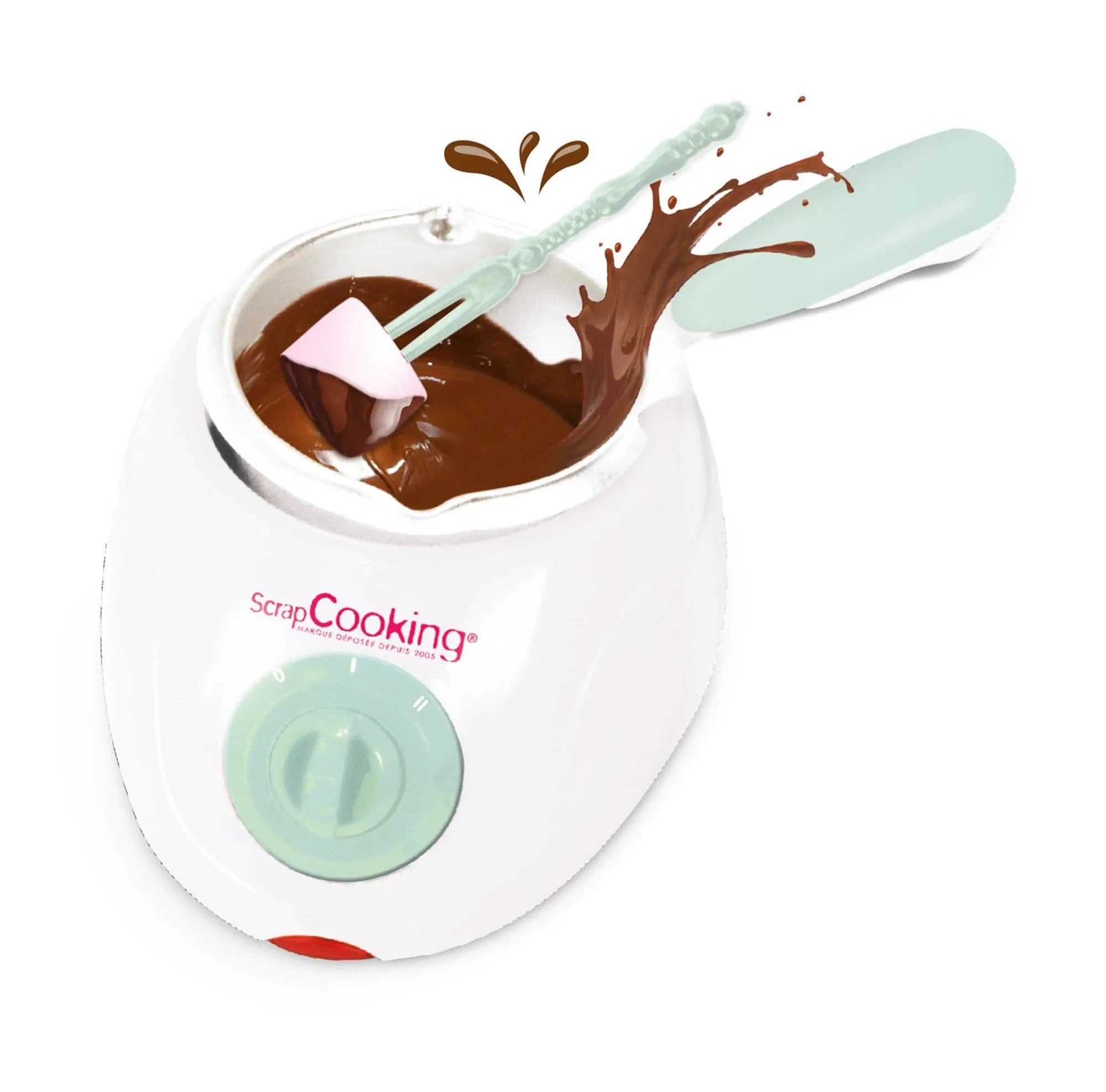 Entdecken Sie das Atelier Schokolade Fondue-Set von Scrap Cooking!