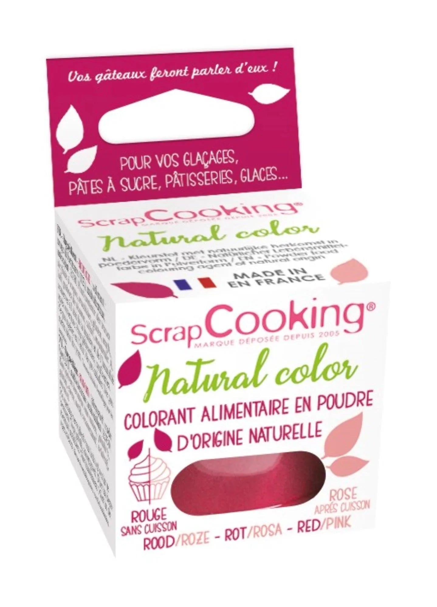 Verleihen Sie Ihren Speisen mit Scrap Cookings rotem Naturfarbpulver eine leuchtende Farbe – vegan, glutenfrei und ohne künstliche Zusätze.