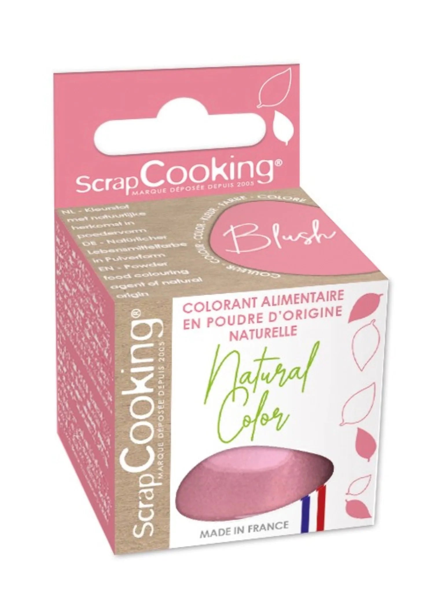 Natürlicher Farbstoff Blush-rosa, 10g: Umweltfreundlich, vegan, glutenfrei. Perfekt für Fondant, Buttercreme, Teig. Ideal für Allergiker.