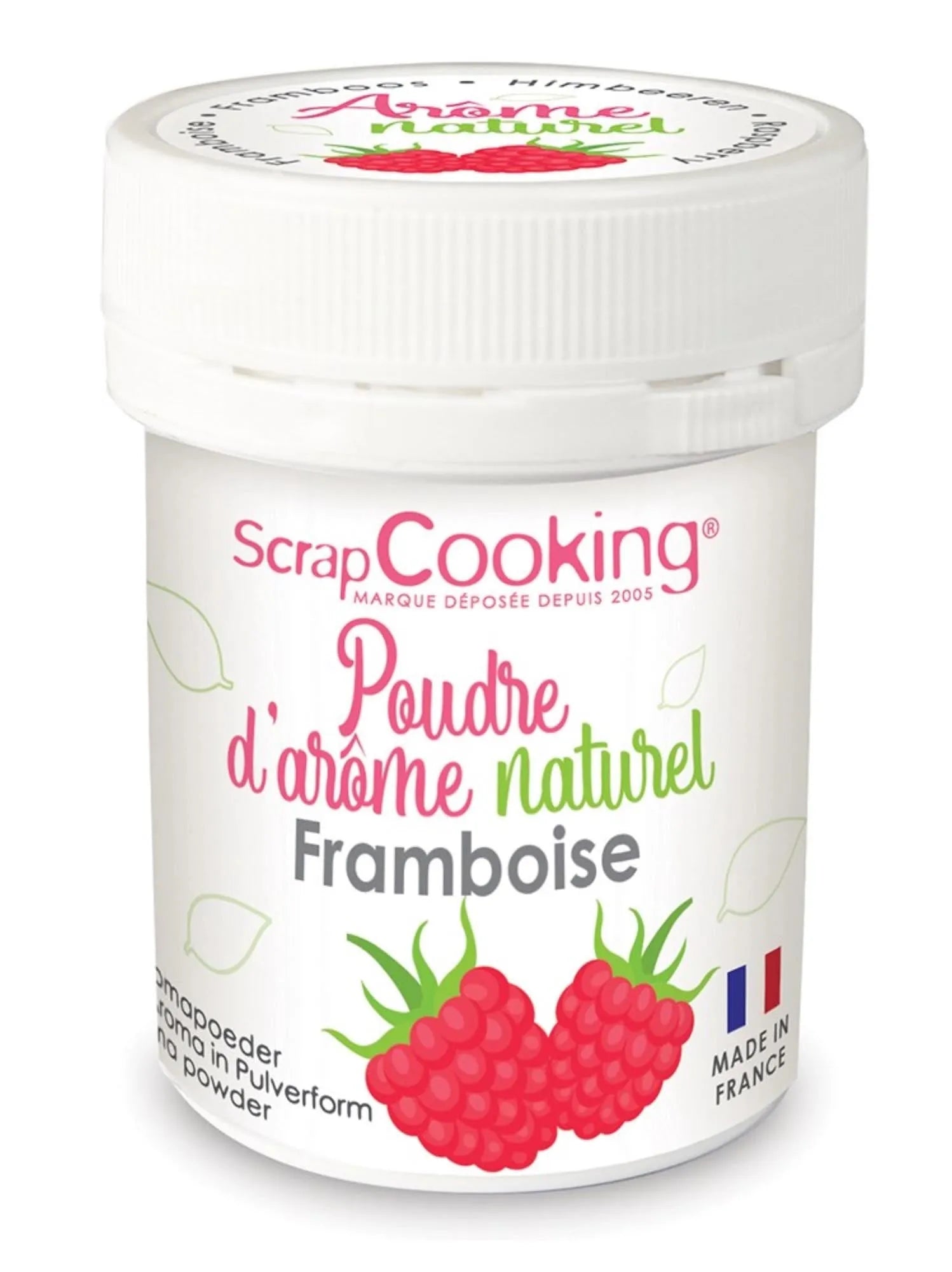 Natürliche Himbeerfarbe: Intensiv, fruchtig, vegan. Perfekt für bunte Backwaren und Desserts. 15g, glutenfrei, ohne künstliche Zusätze.