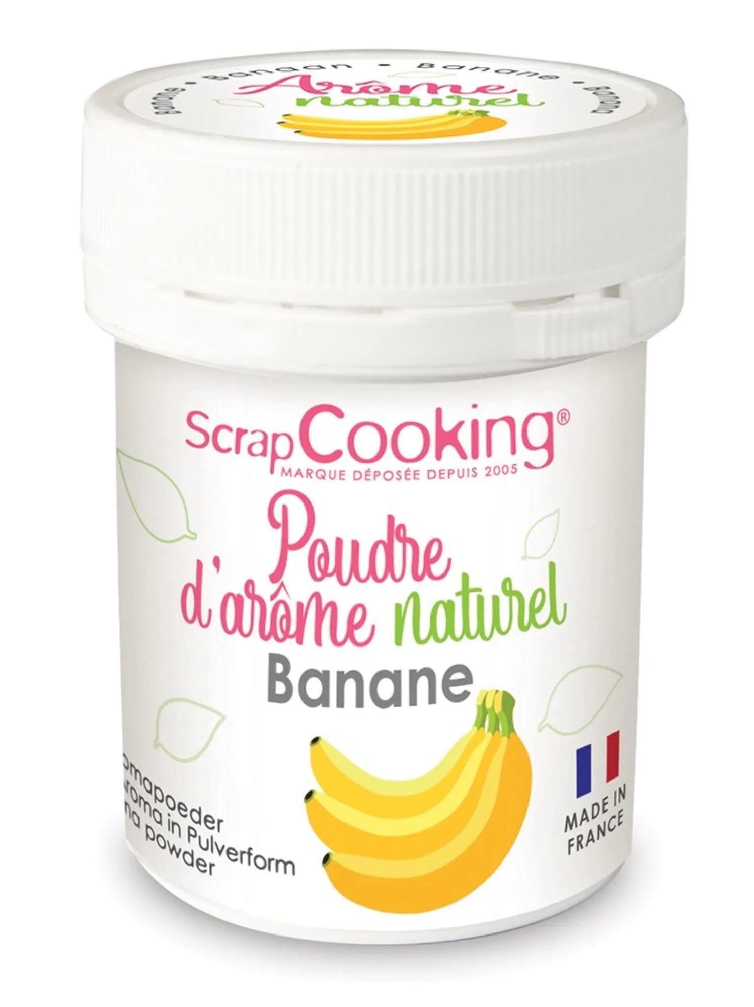 Natur Aroma Farbpulver Banane 15g - KAQTU Design