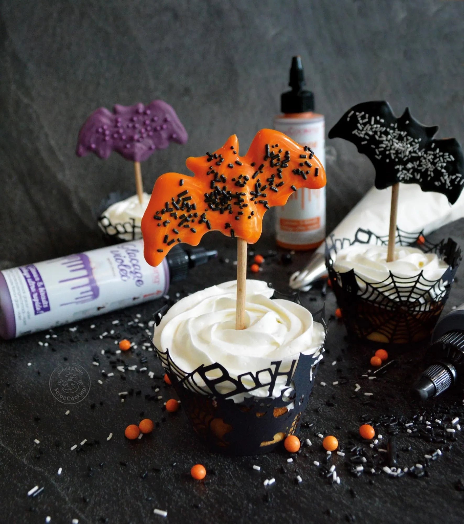 12 Stk. Cupcake-Wrappers Halloween - KAQTU Design