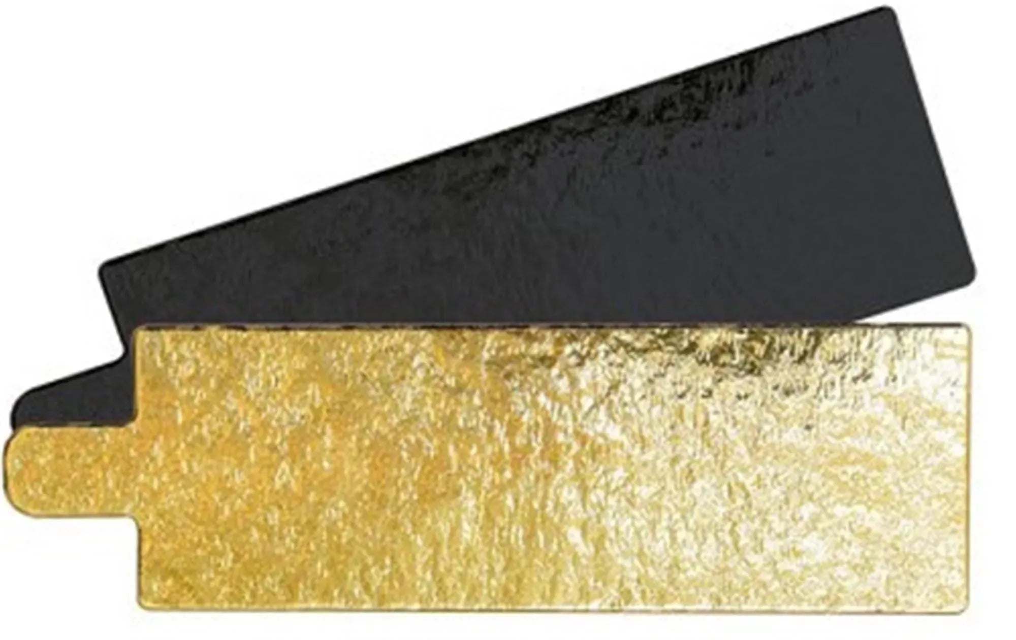 Elegante Tortenhalter in Gold/Schwarz, 4.5x13cm, ideal für stilvolle Dessertpräsentationen. Robust, feuchtigkeitsbeständig, perfekt für Feiern.