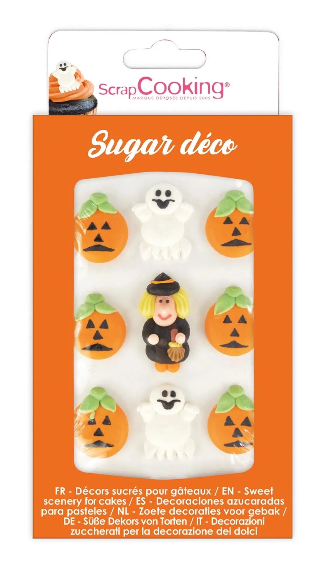 Schaurige Zucker-Deko: Kürbisse, Geister & Fledermäuse für Halloween-Leckereien. Essbar, süß & perfekt für Torten & Cupcakes.