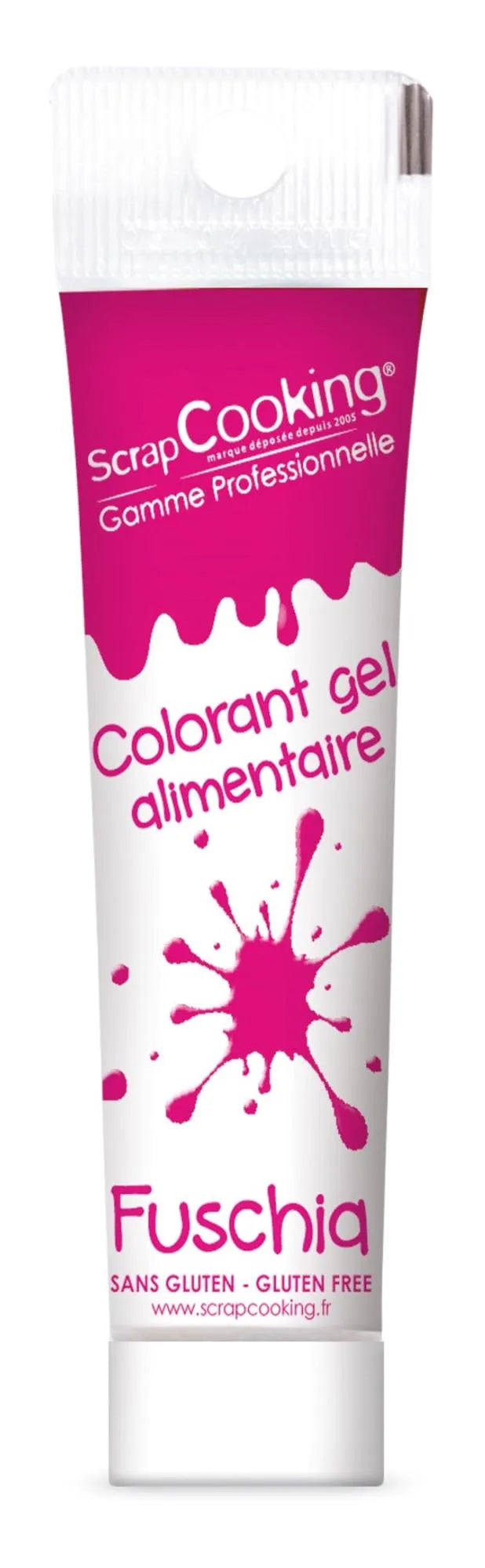 Lebensmittelfarbe Gel fuchsia 20g - KAQTU Design