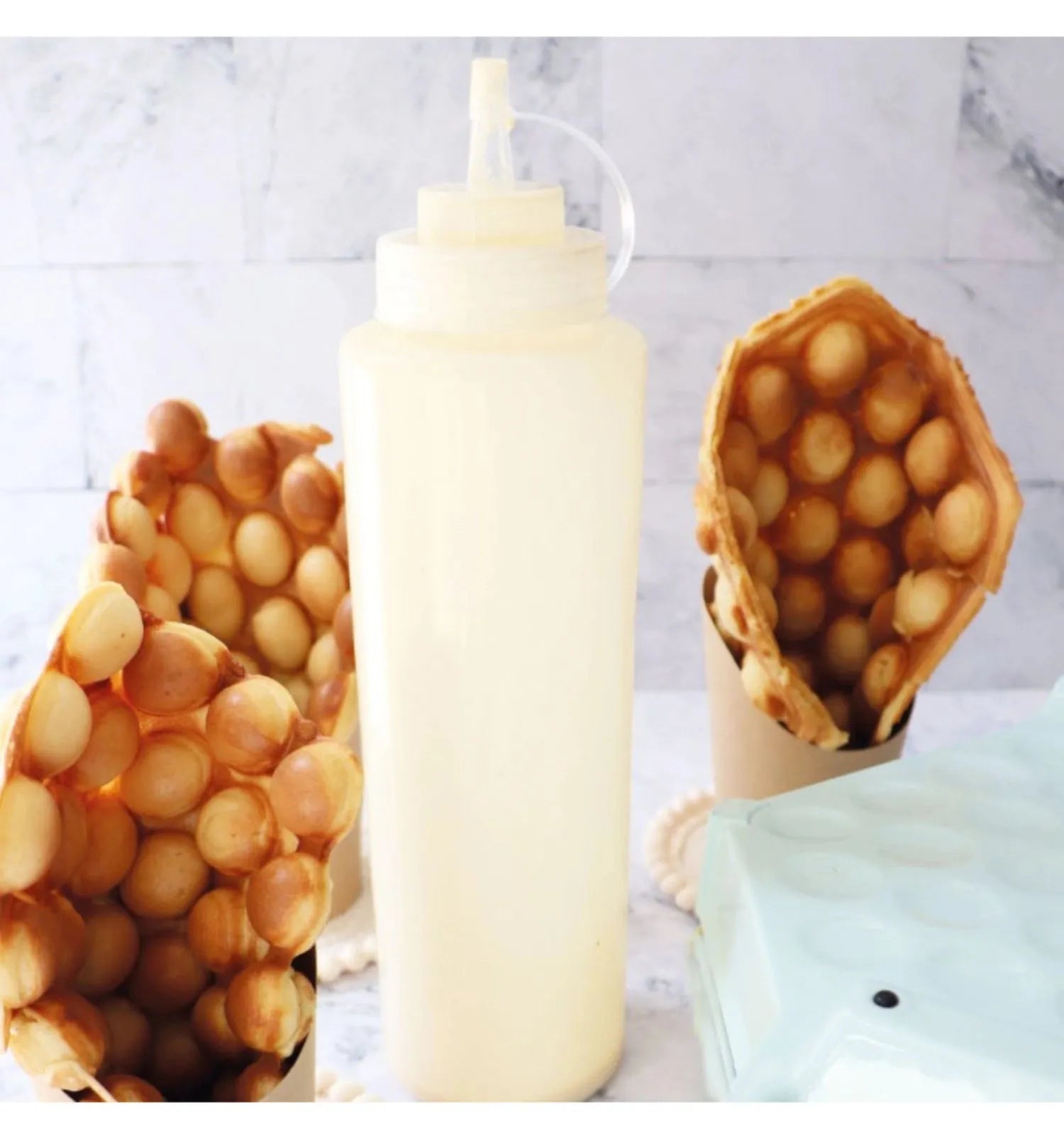 Bubble-Waffle Zubereitung 450g