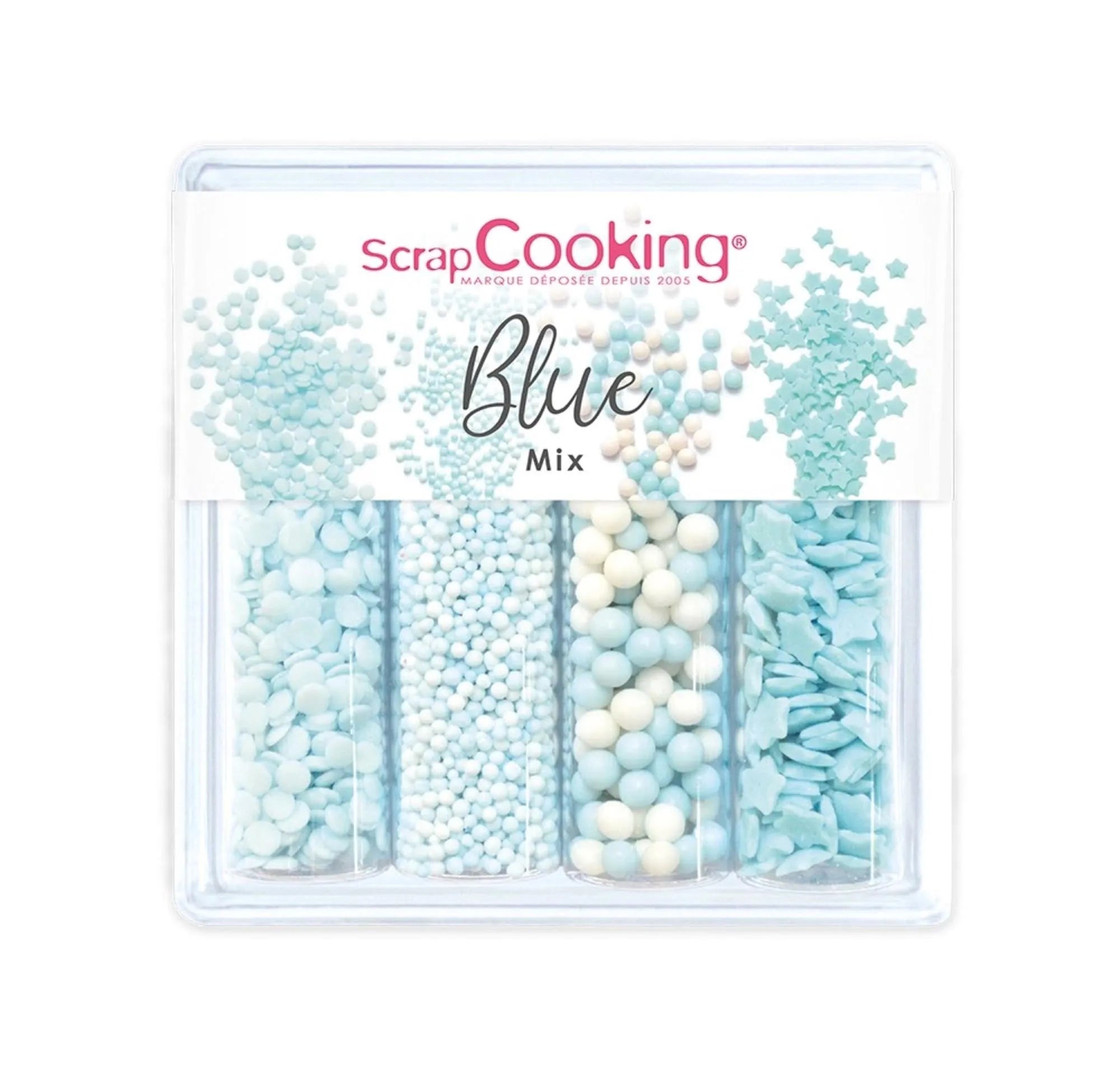 4er Set Zuckerdekors Blue Mix 64g - KAQTU Design