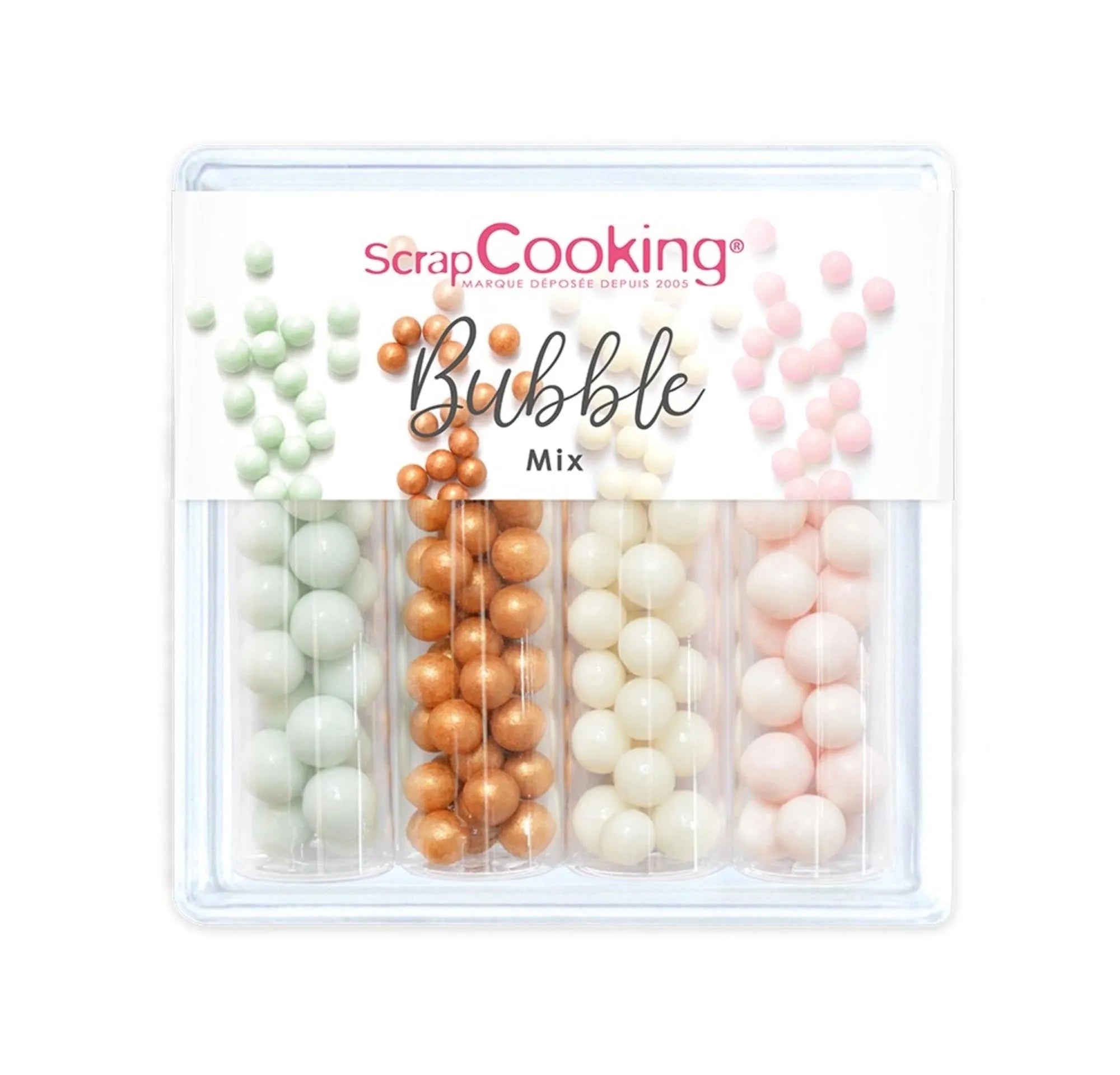 4er Set Zuckerdekors Bubble Mix 62g