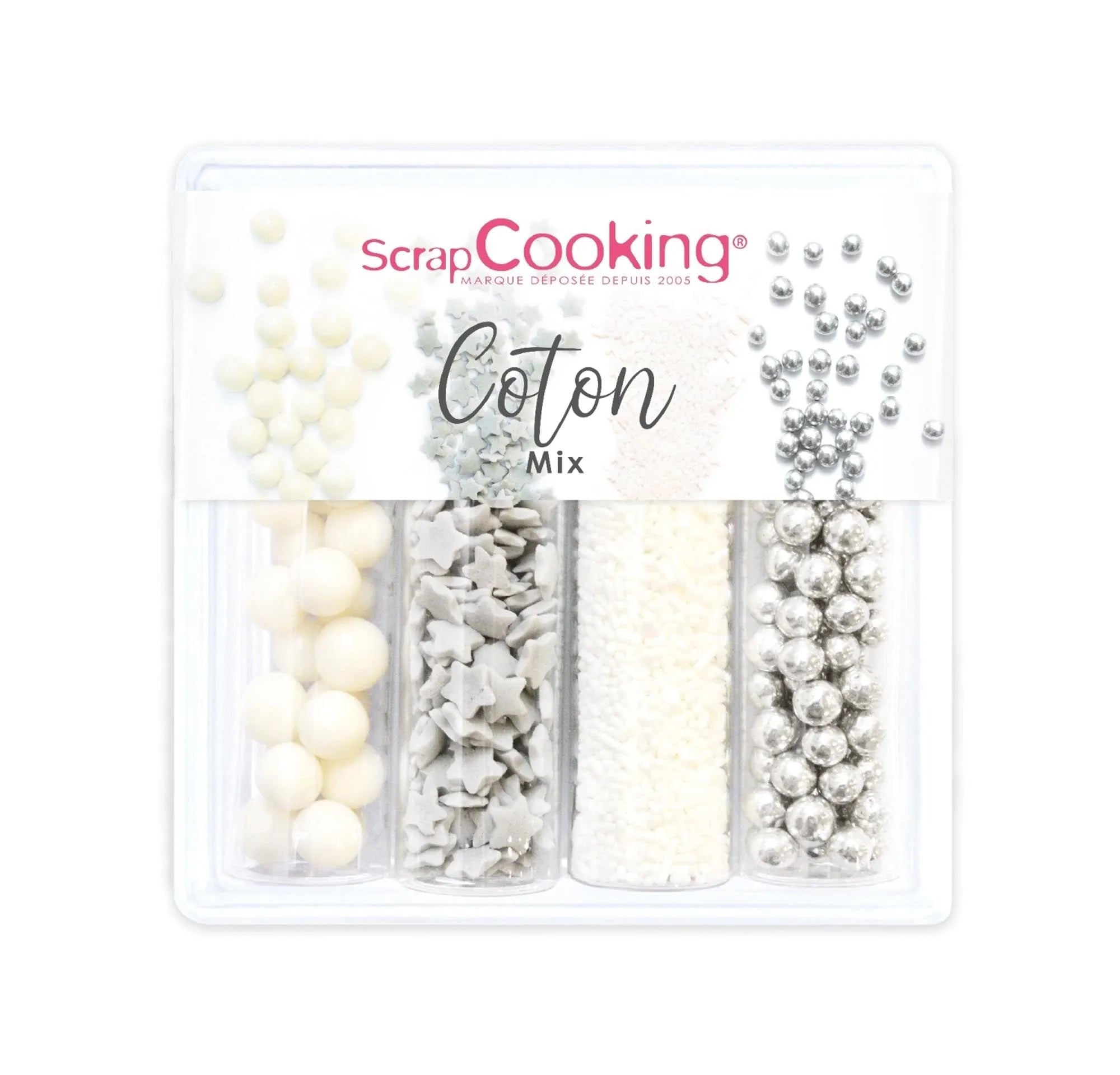 4er Set Zuckerdekors, Cotton Mix, 61g