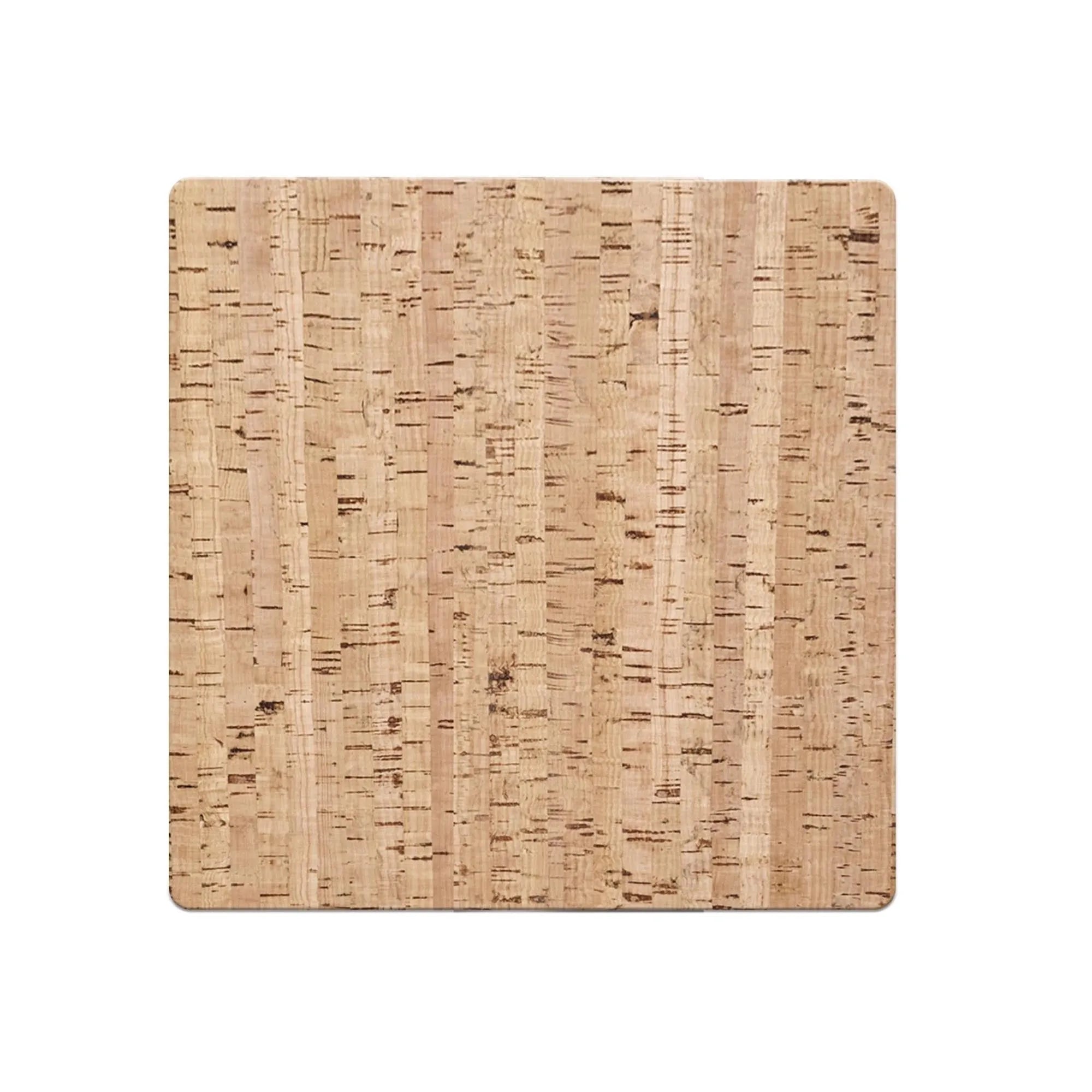 Tischset 32 x 32 cm single piece CORK NATURAL th. 1.4 - KAQTU Design