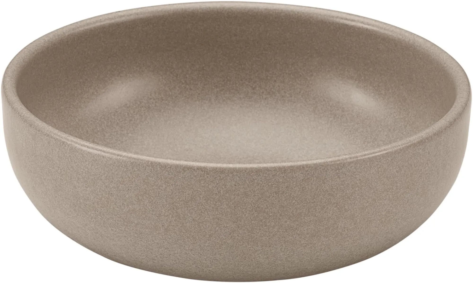 Die Playground Elements Bowl SAND 12cm von Schönwald besticht durch modernes Design in Sandfarbe, ideal für Beilagen und Snacks. Robust, pflegeleicht und hitzebeständig.