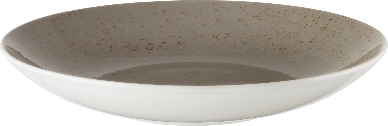 Pottery Unique Lightgrey Teller tief rund coupe 28cm