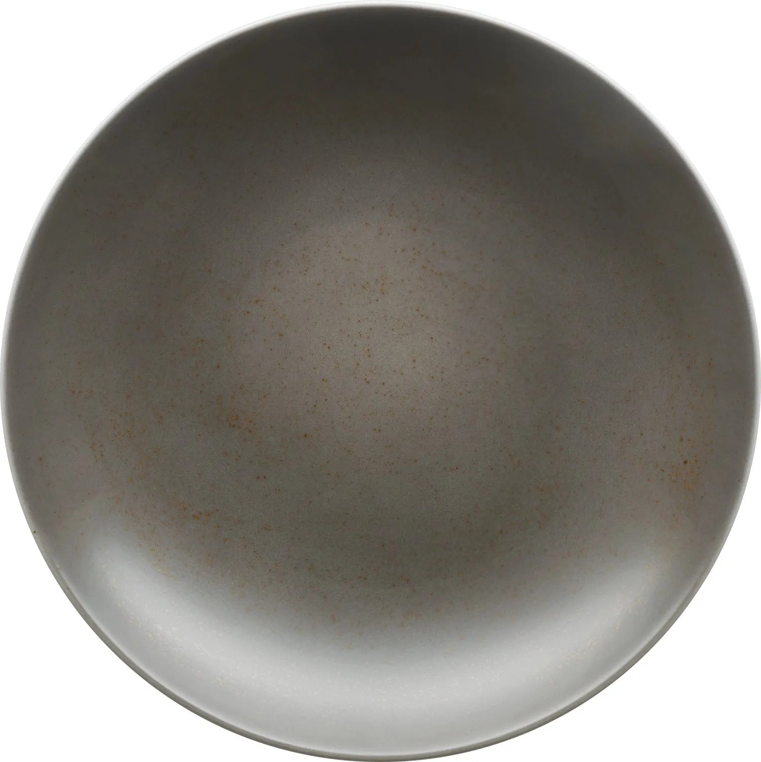 Pottery Unique Darkgrey Teller tief rund coupe 21cm