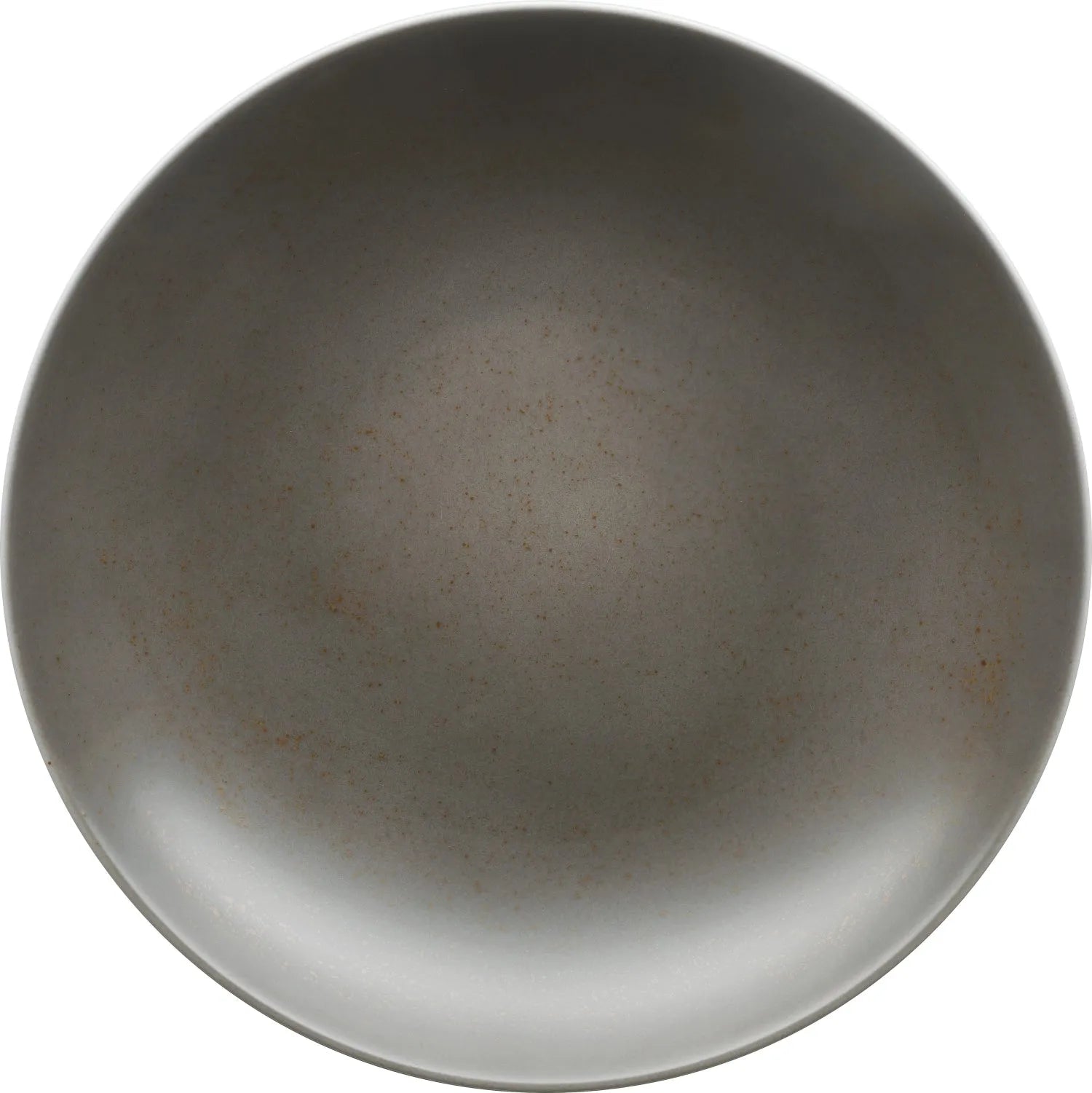 Pottery Unique Darkgrey Teller tief rund coupe 28cm