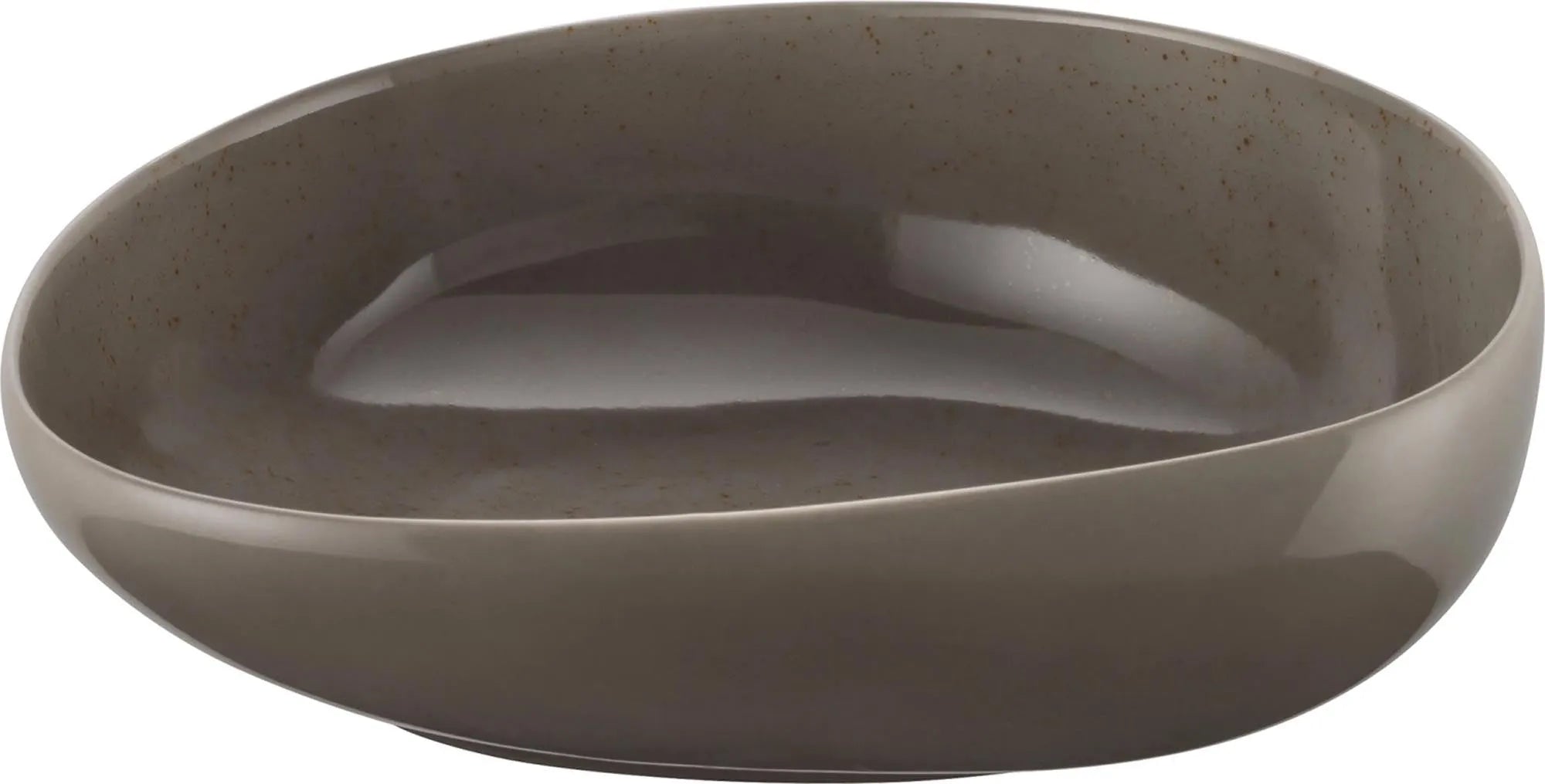 Pottery Unique Darkgrey Schüssel asymmetrisch 17cm 0.45lt - KAQTU Design