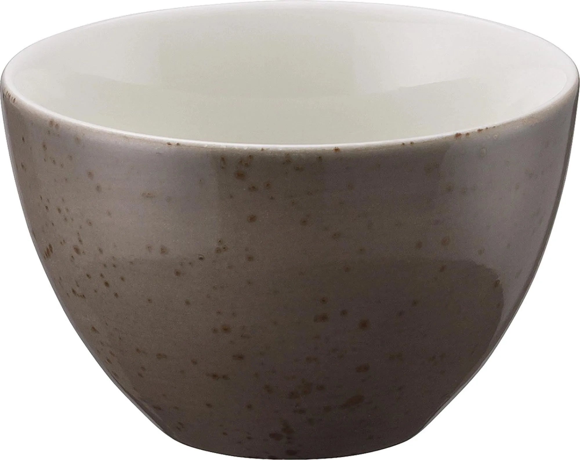 Pottery Unique Darkgrey Bowl rund 10cm 0.22lt - KAQTU Design