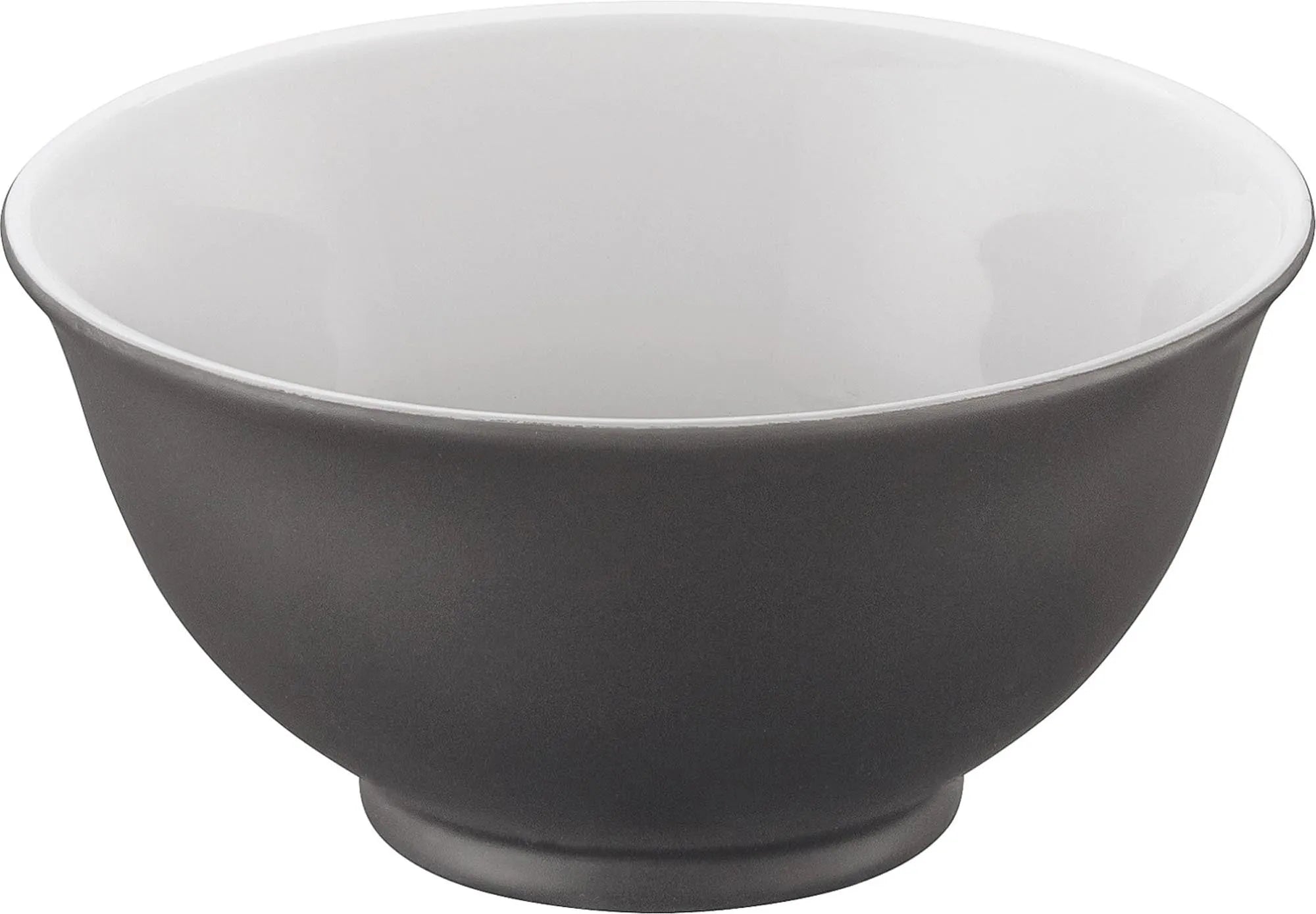 Pottery Frosted Black Schale rund 13cm 0.3lt - KAQTU Design