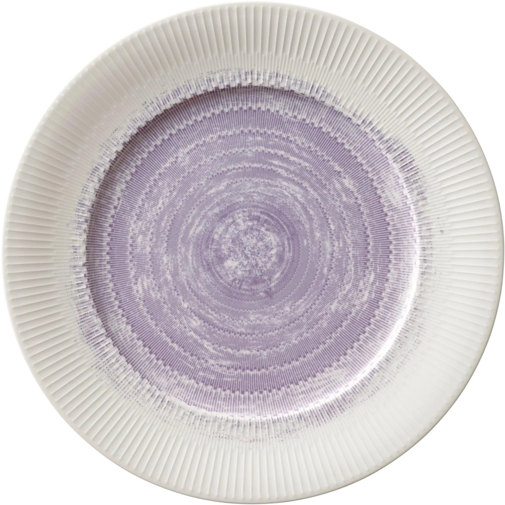 Delight Vibes SPIRIT LAVENDER Teller flach Fahne Relief 28cm - KAQTU Design