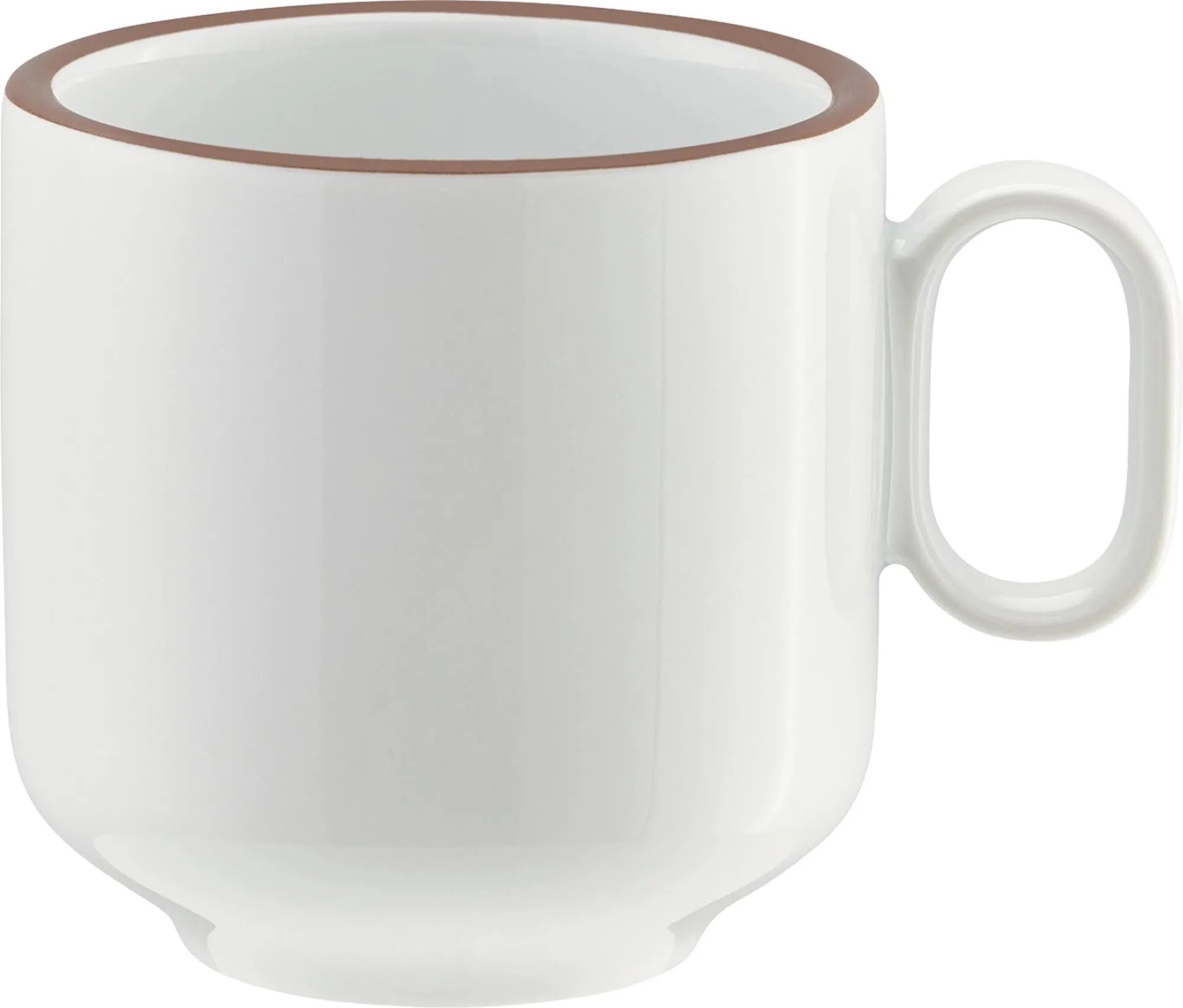 Eleganter Shiro Rim Becher 0,3L von Schönwald: Hochwertiges Porzellan, zeitloses Design, spülmaschinenfest, ideal für Kaffee & Tee.