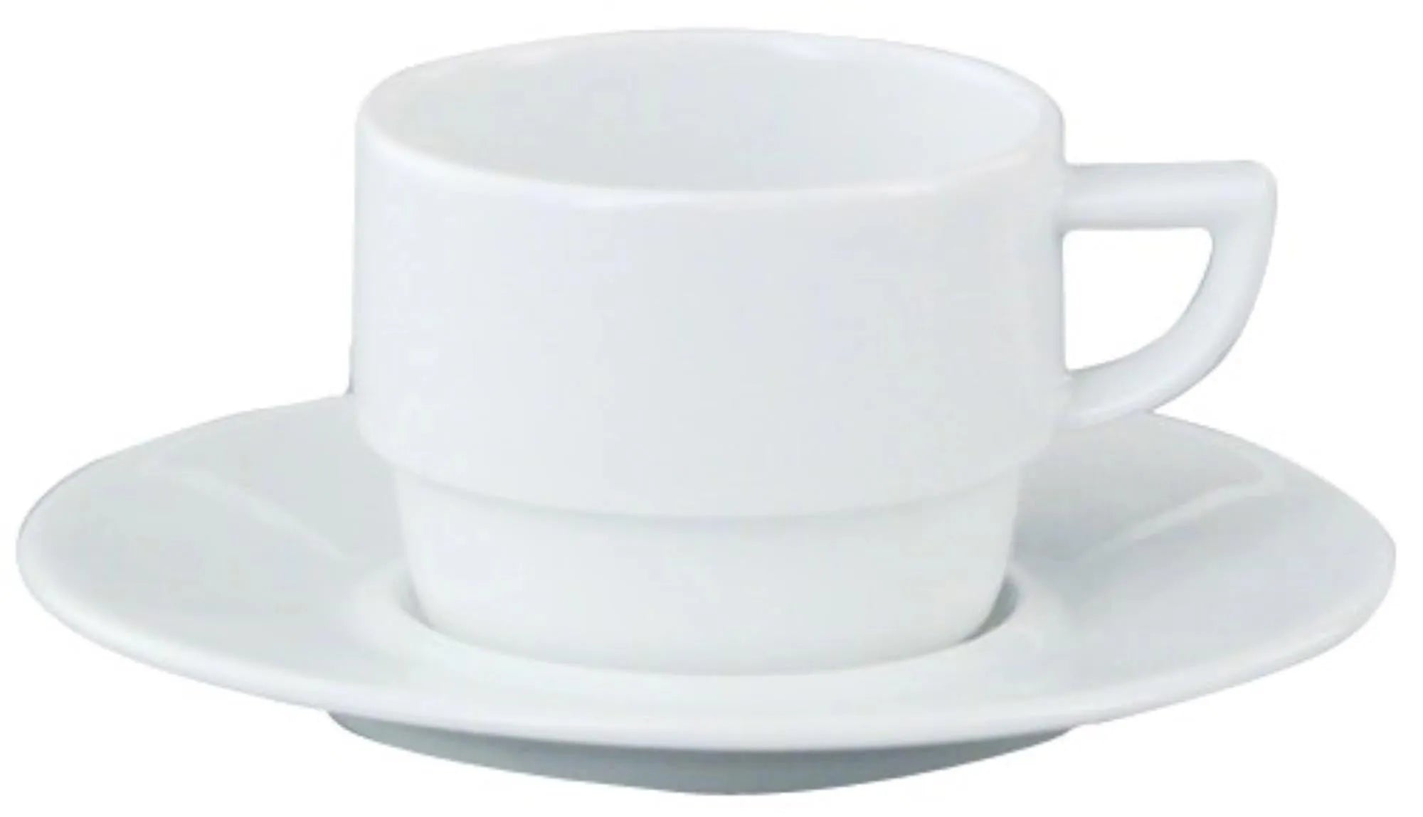 Elegante 0.25lt Cappuccino-Tasse aus Porzellan, ideal für Kaffeevariationen. Robust, spülmaschinenfest, zeitloses Design.