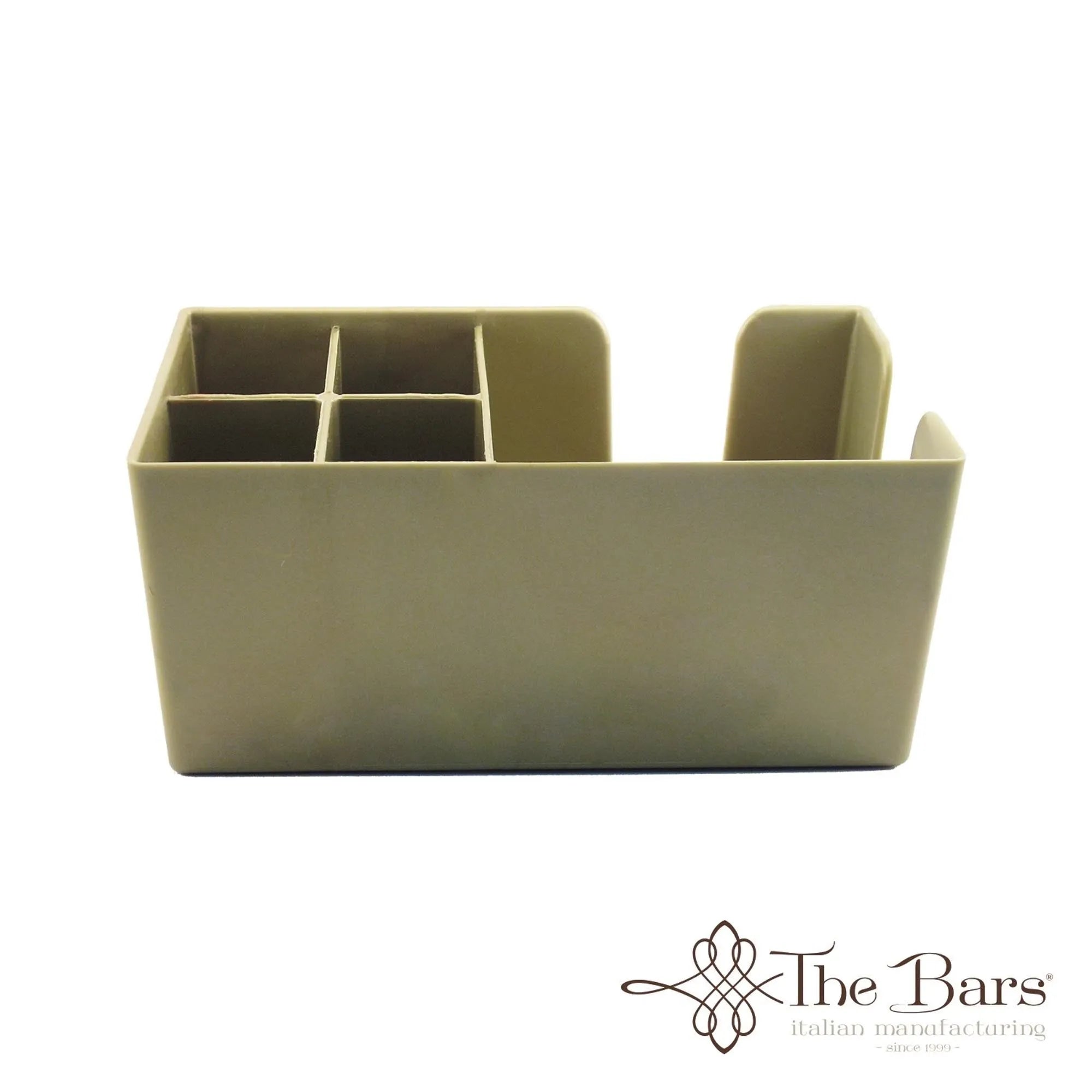 Eleganter Bar-Organizer aus robustem ABS mit goldener Oberfläche, ideal für Bars und Hotels. Praktisch und stilvoll.