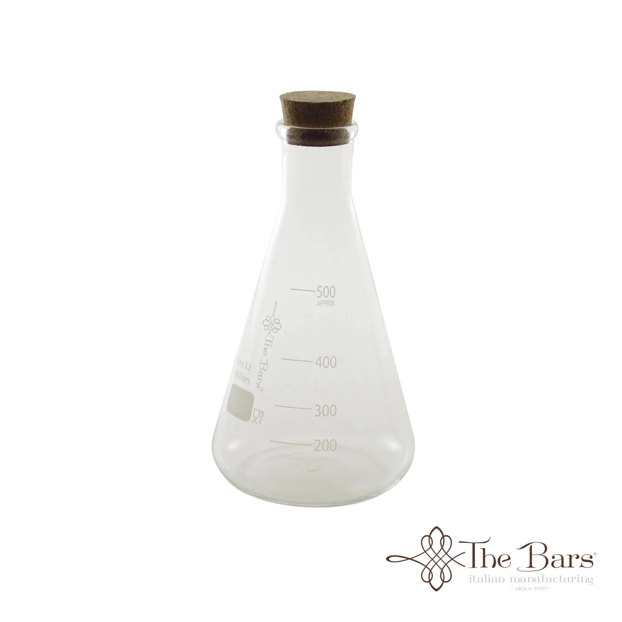 Labware Glass Flask 500 ML. in Transparent präsentiert im Onlineshop von KAQTU Design AG. Barzubehör ist von Maison Truffe