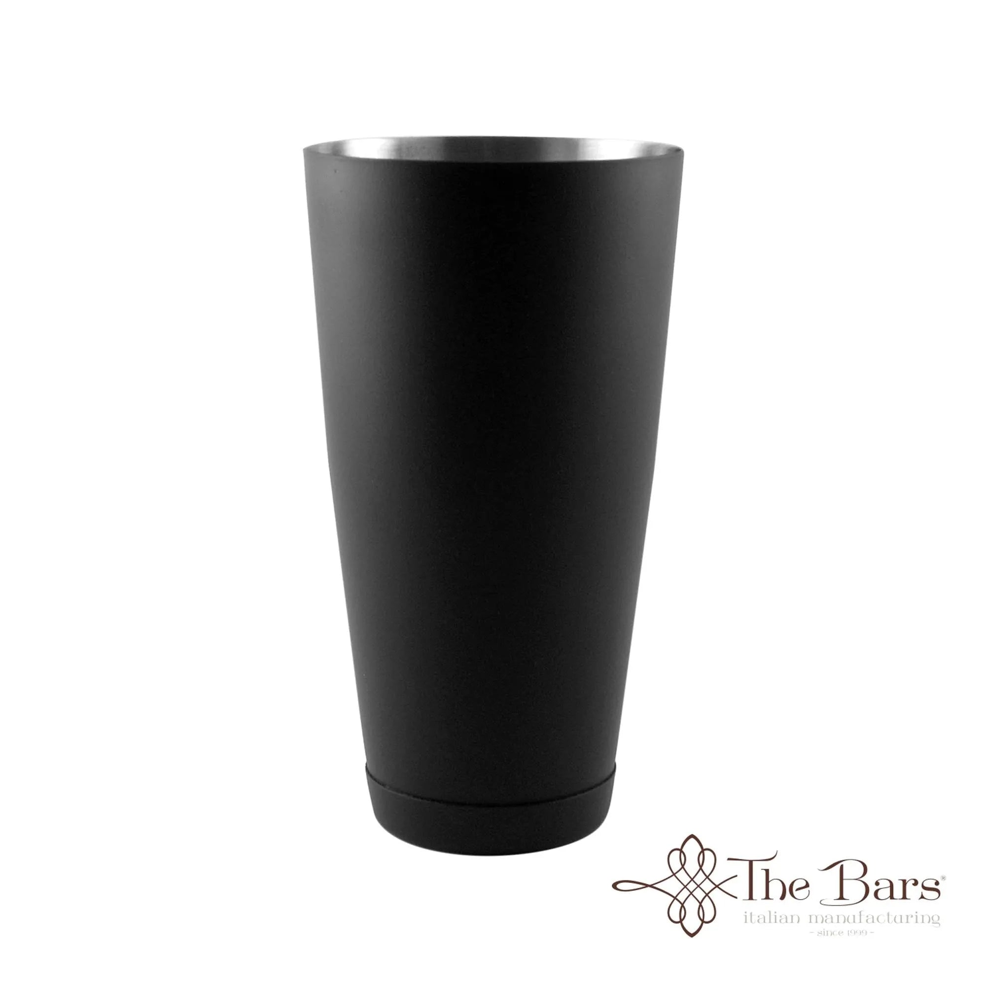 Eleganter Bar Shaker aus Edelstahl, 500 ml, matt schwarz, stabil, kratzfest, ideal für Cocktails, von Maison Truffe.