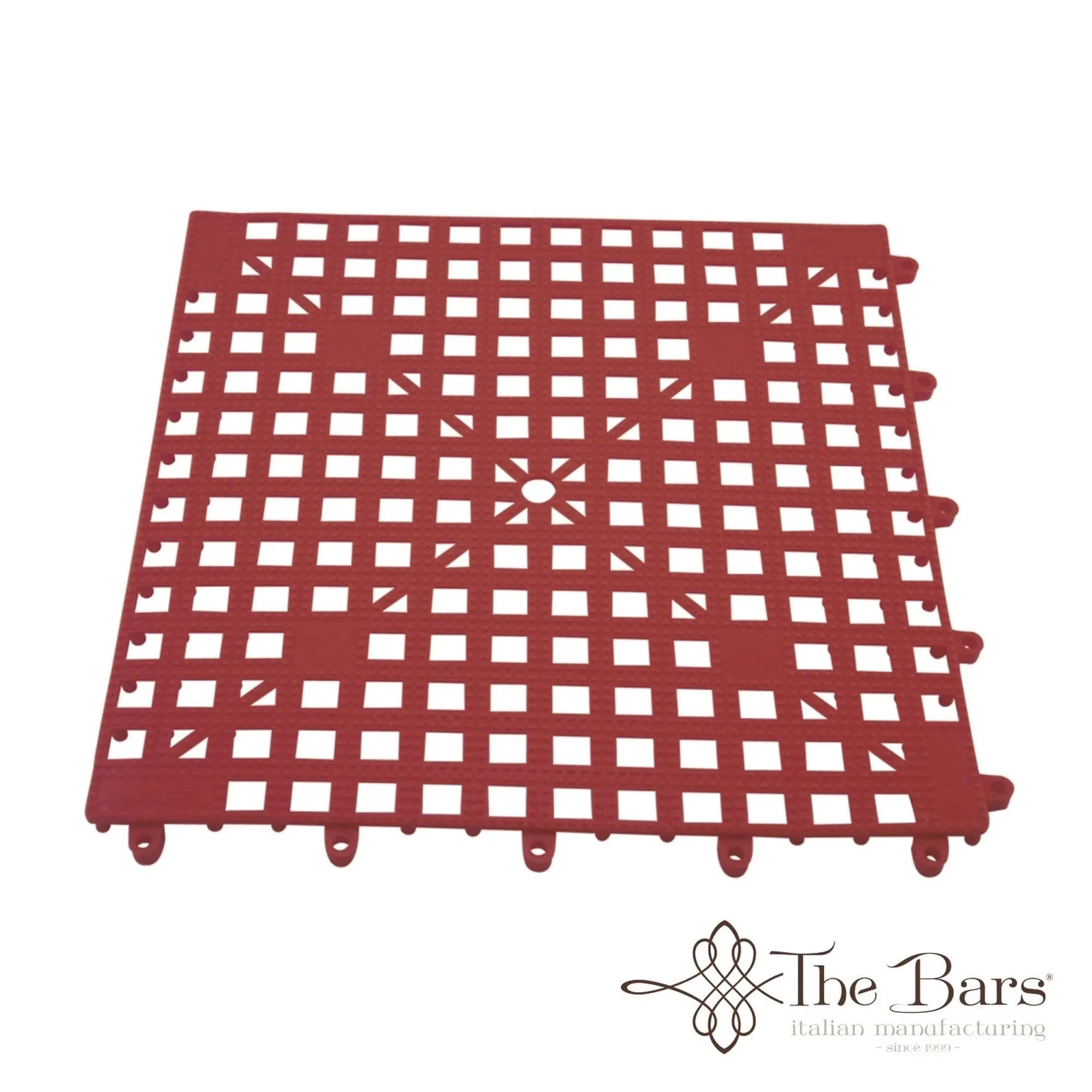 Interlocking Matten Red in Rot präsentiert im Onlineshop von KAQTU Design AG. Barzubehör ist von Maison Truffe