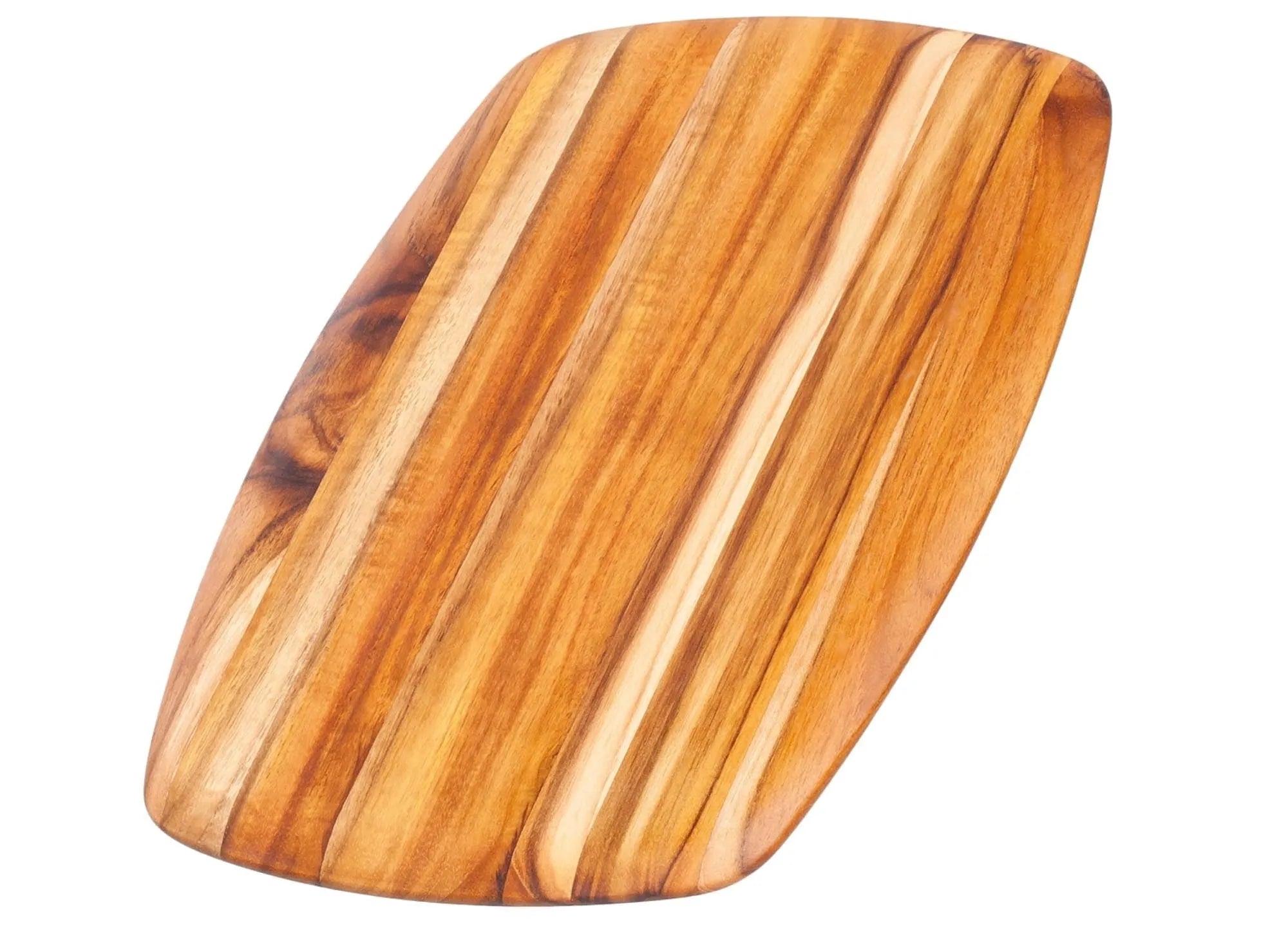 Elegantes Teak Schneide- und Servierbrett, 36x24x1.4 cm, robust, langlebig, ideal für Küche und Tisch.