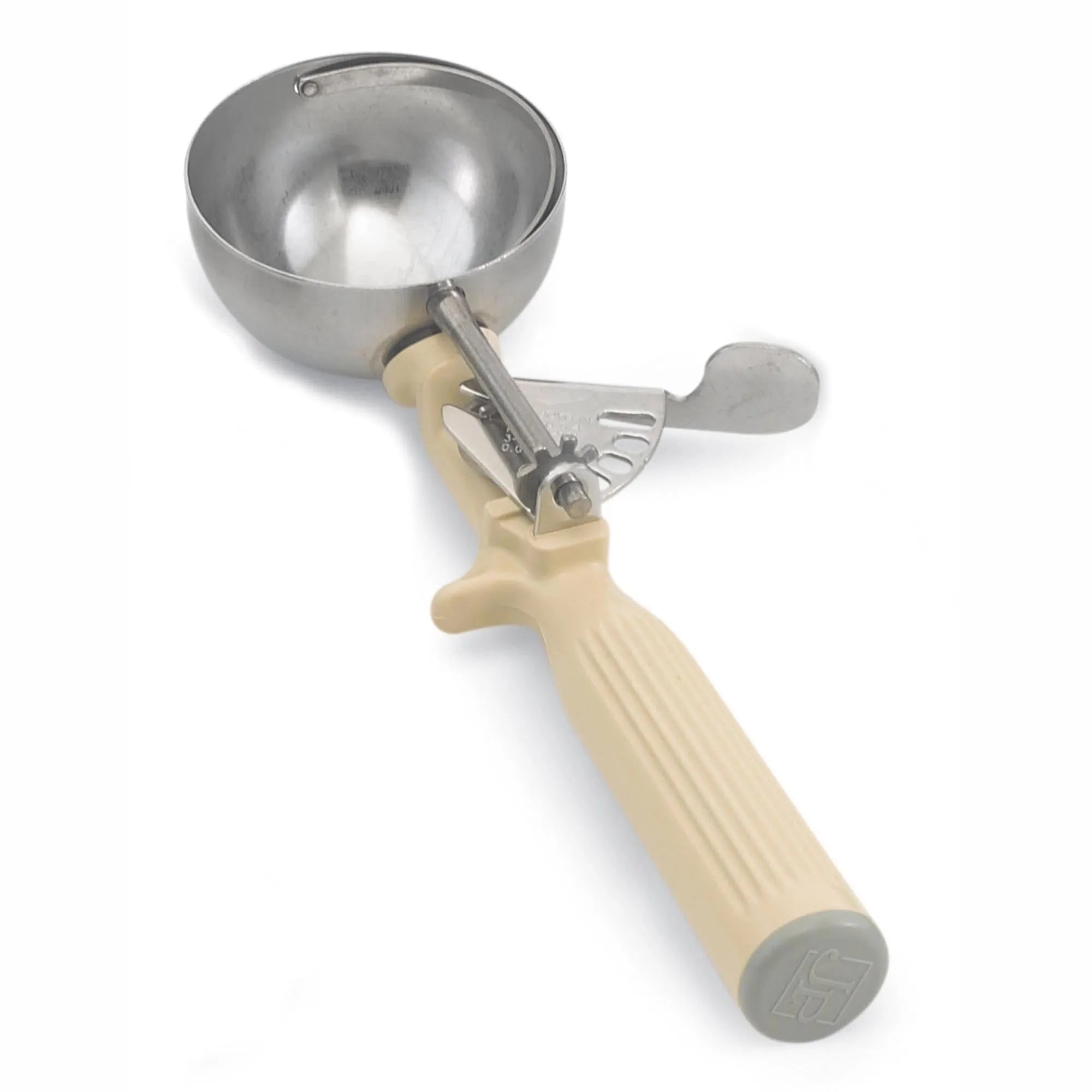 Präziser Portionierer 1cm, beige Griff, ideal für exakte Lebensmittelportionen. Hochwertig von Vollrath.