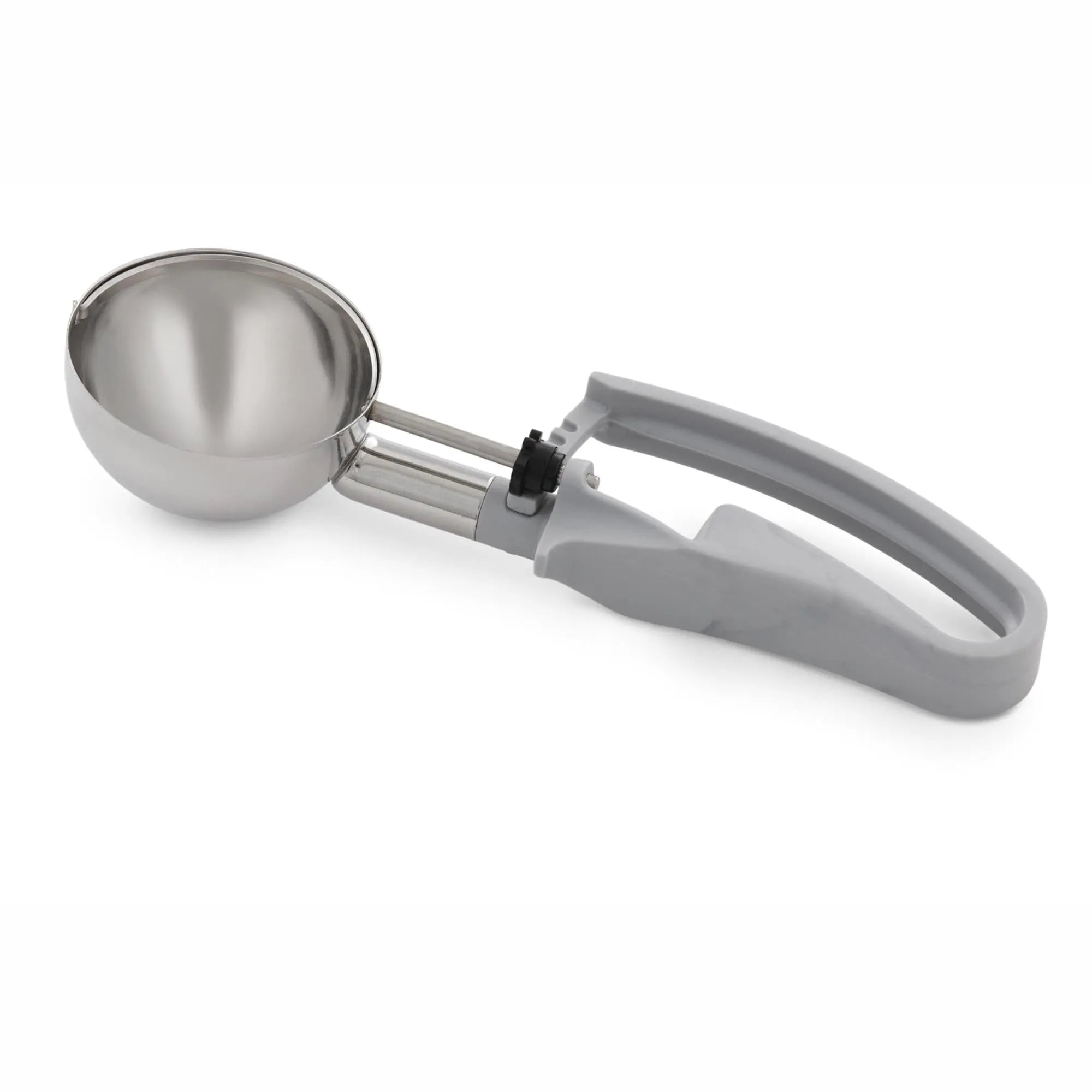 Hochwertiger Edelstahl-Portionierer 0,8 cm von Vollrath: langlebig, hygienisch, ergonomisch, ideal für kleine Portionen in der Küche.