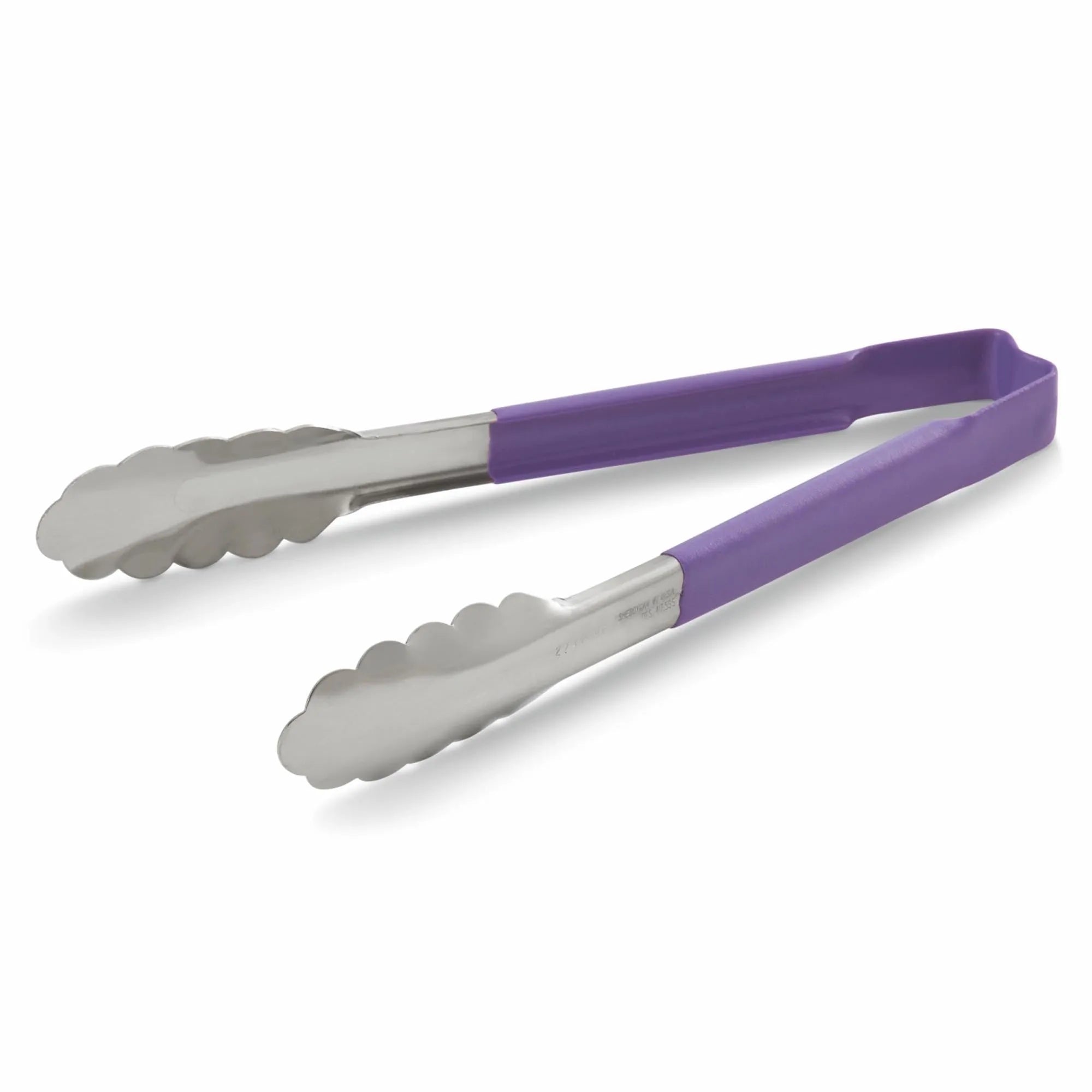 Vollrath Servierzange 15cm, allergenfreier violetter Griff, Edelstahl, hygienisch, ideal für sichere Gastronomie.