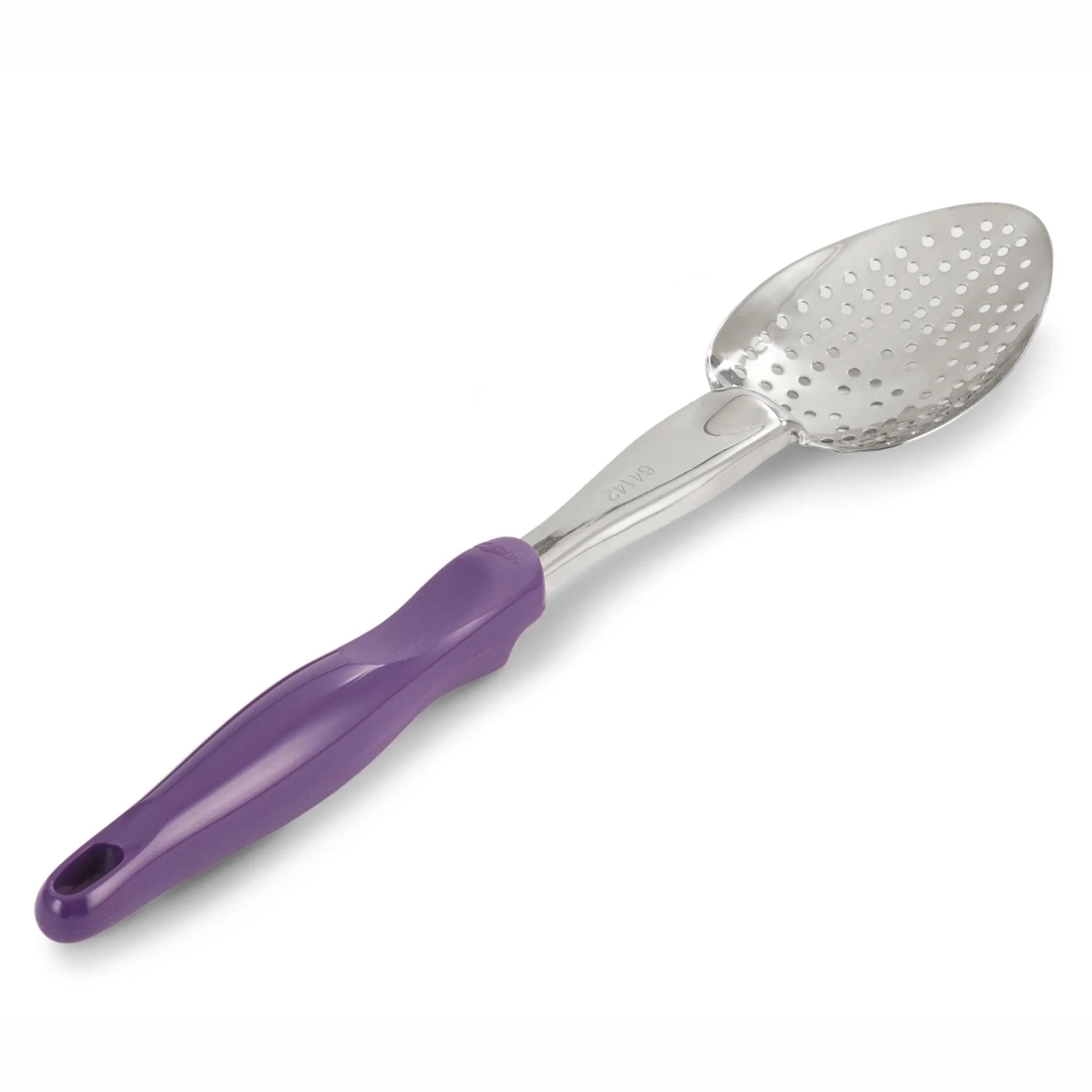 Schöpflöffel perf massiv Allergen Free L35cm Griff violett in Violett präsentiert im Onlineshop von KAQTU Design AG. Kochbesteck ist von Vollrath