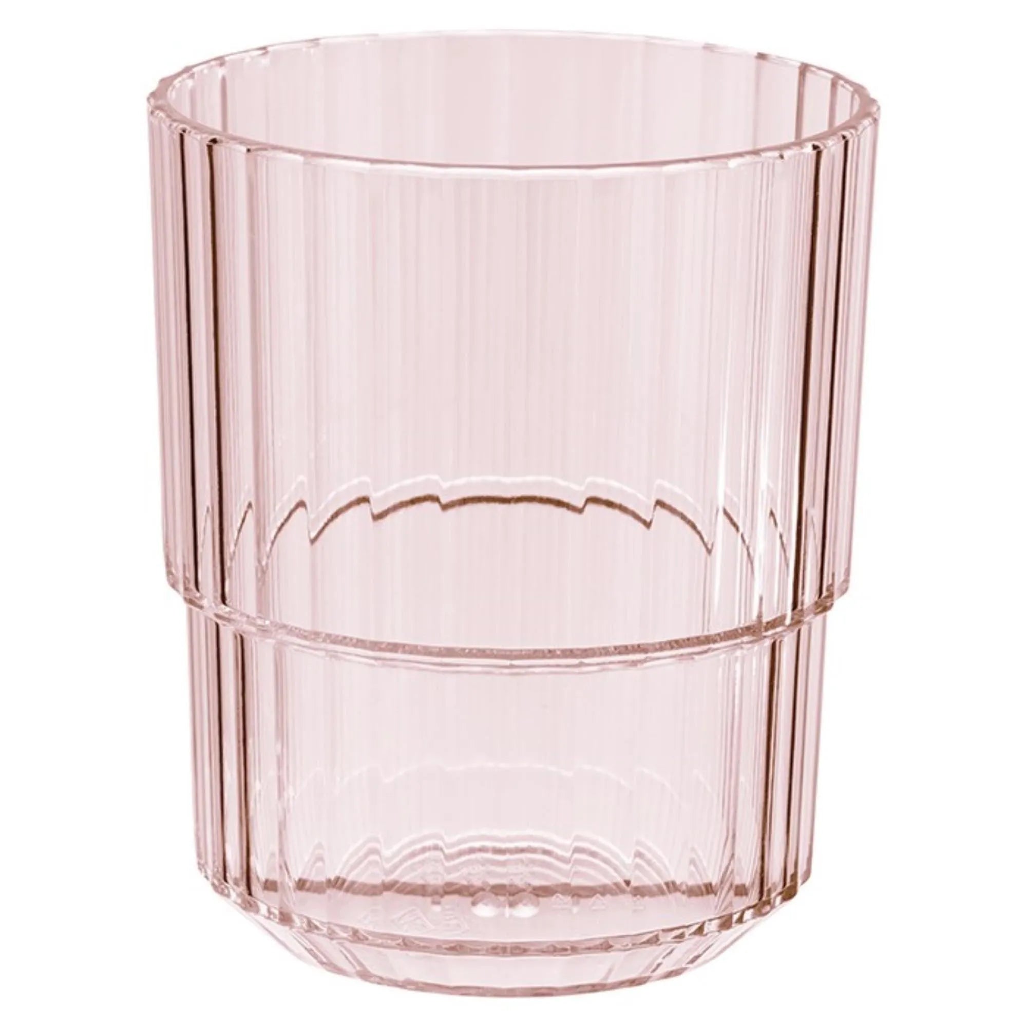 Trinkbecher Linea 300ml in Rosa präsentiert im Onlineshop von KAQTU Design AG. Glas ist von Buffet&Display