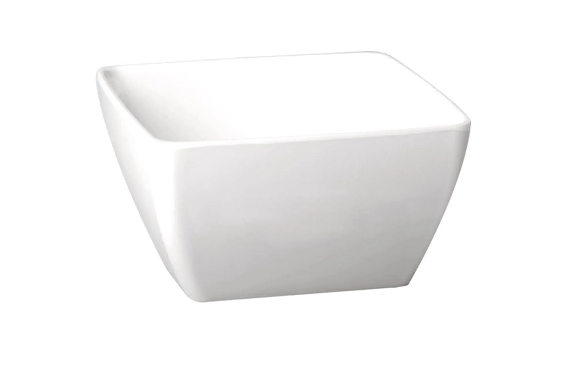 Schale PURE, 19x19cm H9cm, 1.5L weiss in Weiss präsentiert im Onlineshop von KAQTU Design AG. Schale ist von Buffet&Display