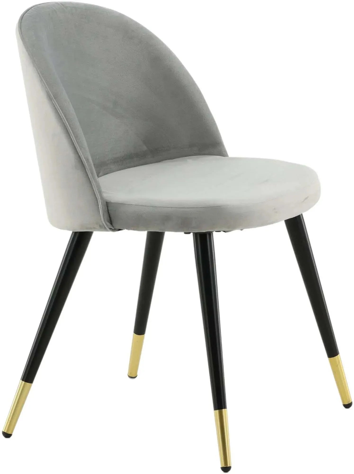 Velvet Matstol Stuhl in Beige / Schwarz präsentiert im Onlineshop von KAQTU Design AG. Schalenstuhl ist von Venture Home