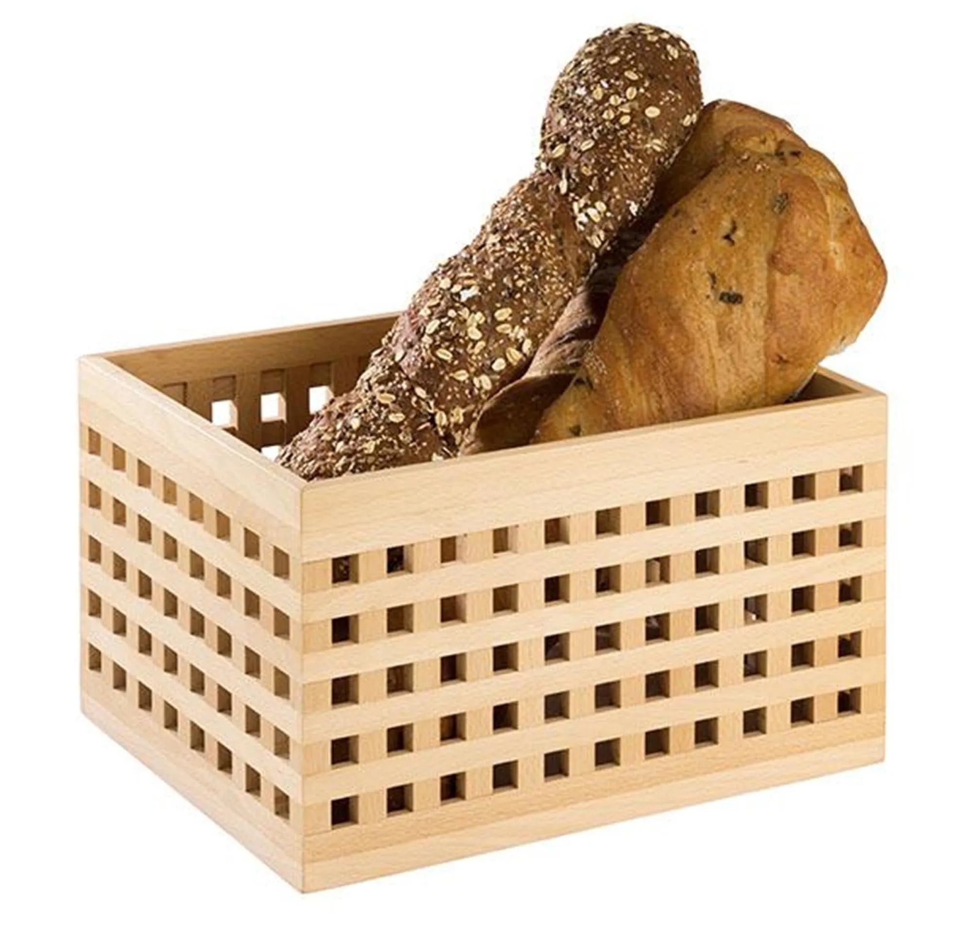 Brotbox hoch 34x26cm H: 20cm in  präsentiert im Onlineshop von KAQTU Design AG. Brotkorb ist von Buffet&Display