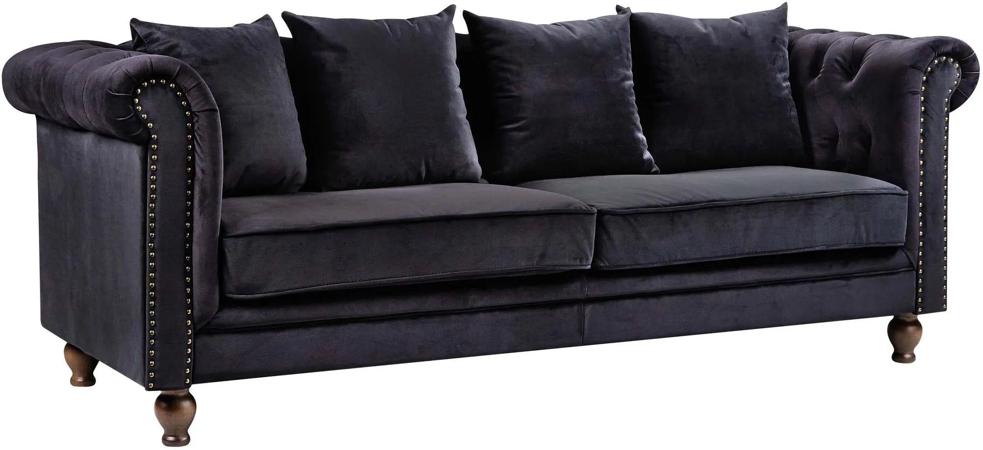 Velvet 3-Sitzer Sofa, 3er Sofa, KAQTU Design