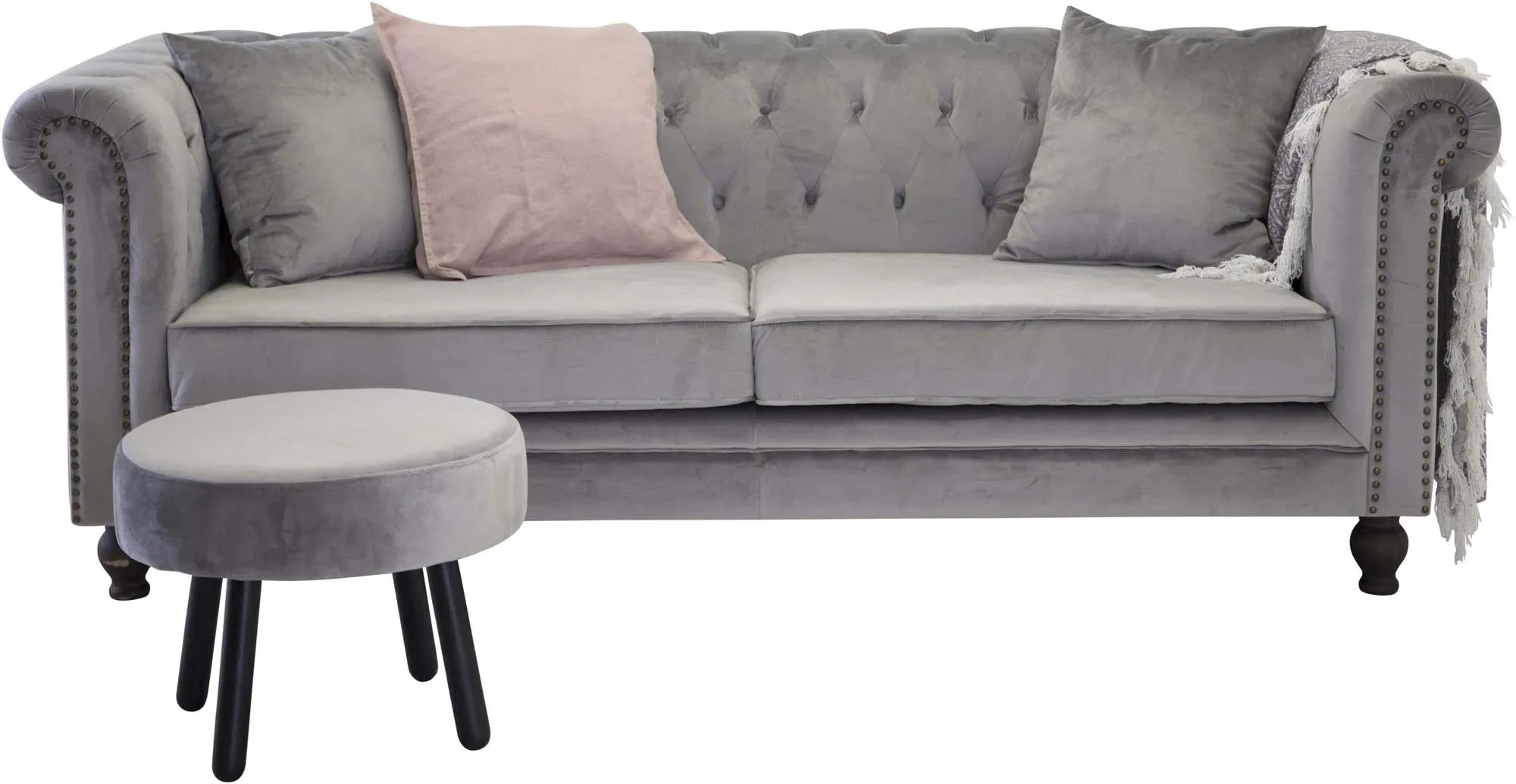 Velvet 3-Sitzer Sofa - KAQTU Design