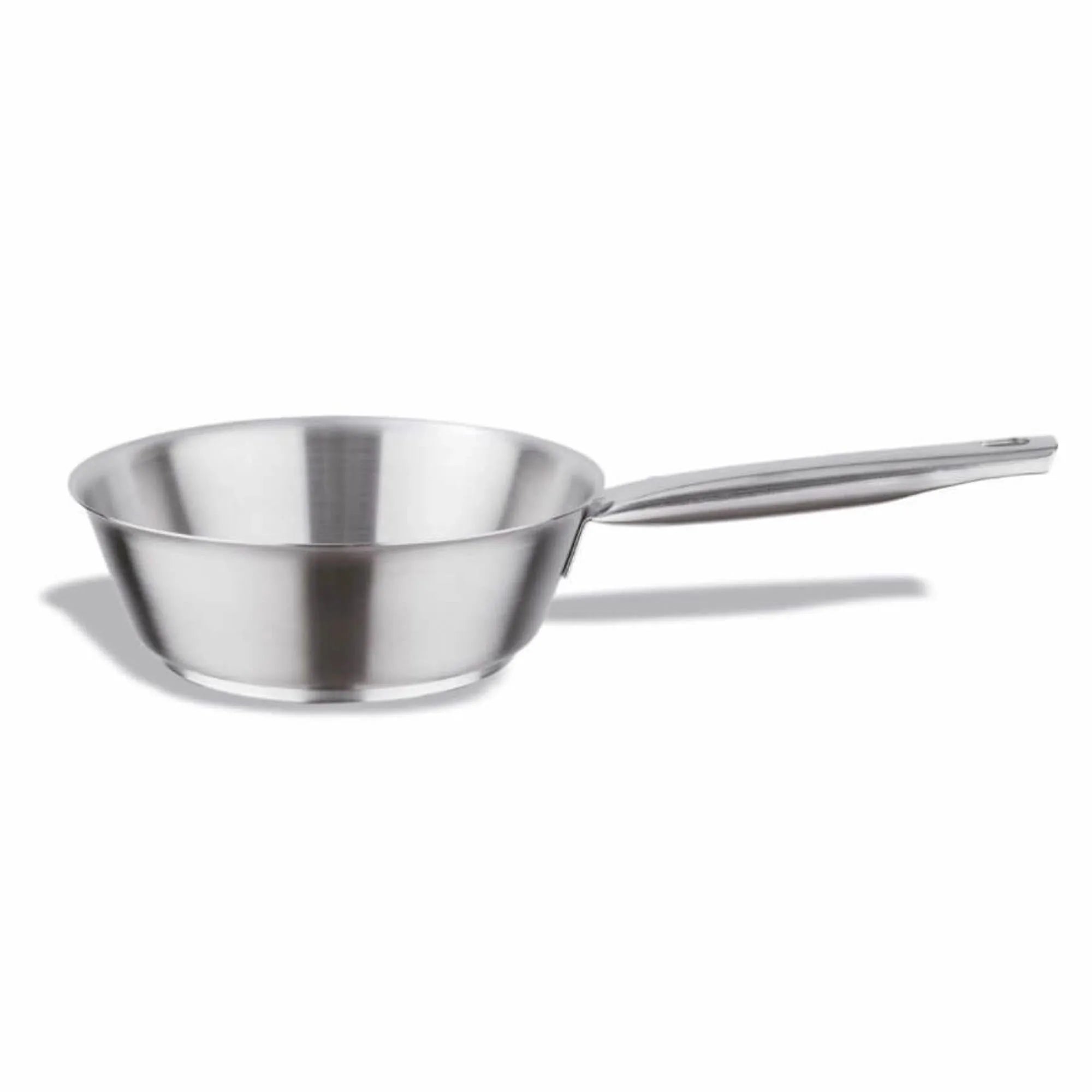 Inox Pro Sauteuse konisch Ø22cm H:7cm 2.1lt in Silber präsentiert im Onlineshop von KAQTU Design AG. Topf ist von Vollrath